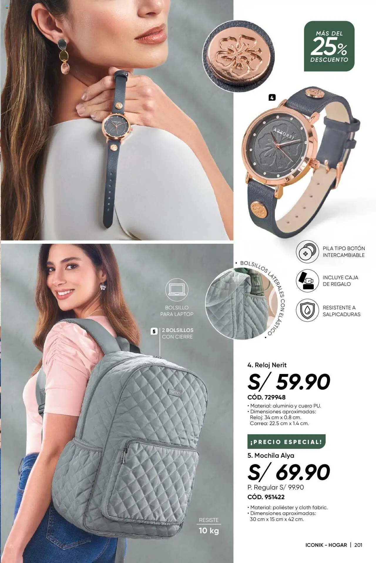 Catálogo Azzorti válido desde 18.08.2025 | Página: 205 | Productos: Caja, Mochila, Reloj