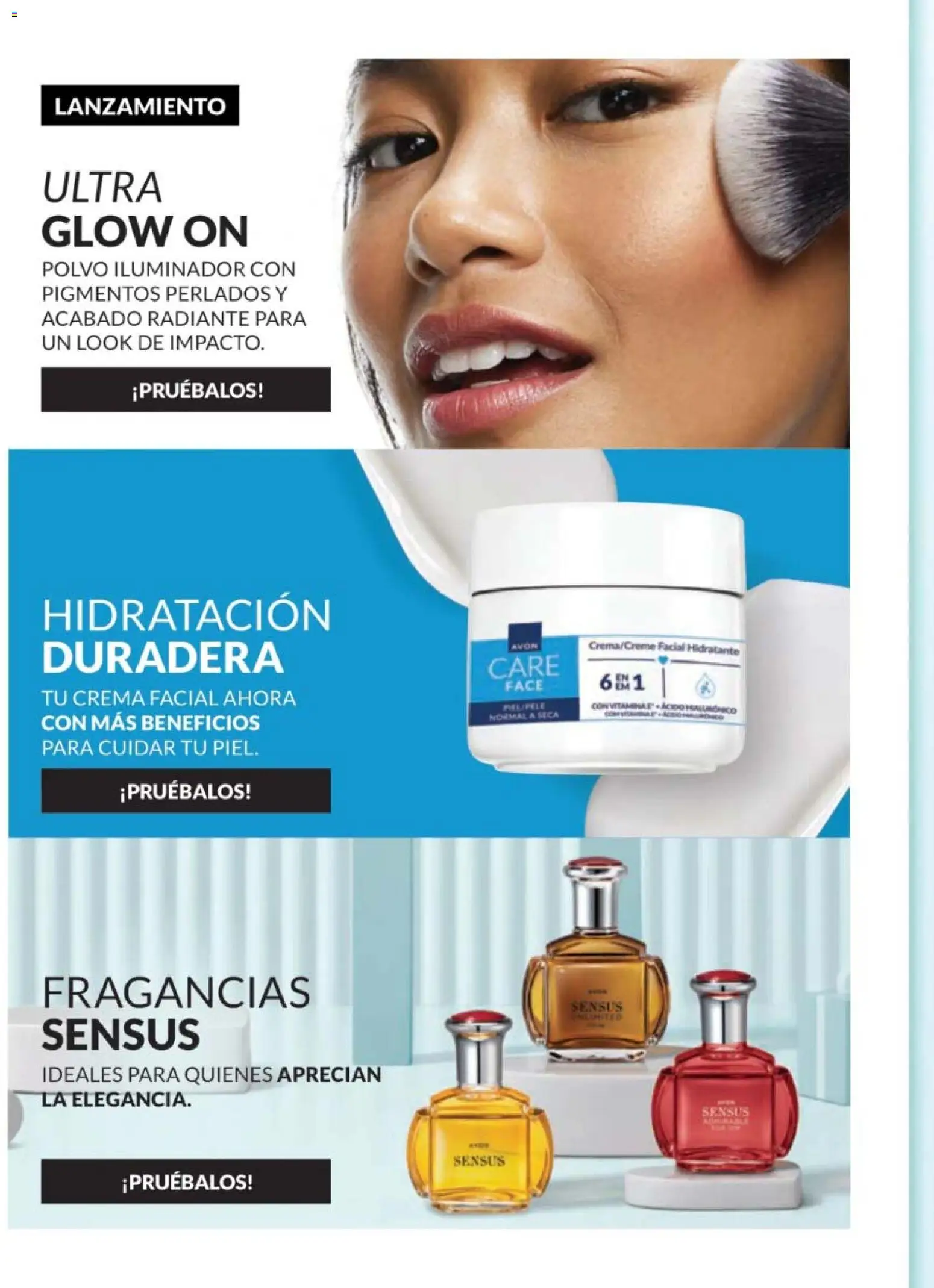 Nuevas ofertas de AVON válidas en toda la República Mexicana desde el 10.01.2026. ¡Encuentra las mejores ofertas en AVON campaña 2 2026! | Página: 2 | Productos: Iluminador, Crema, Radiante, Polvo