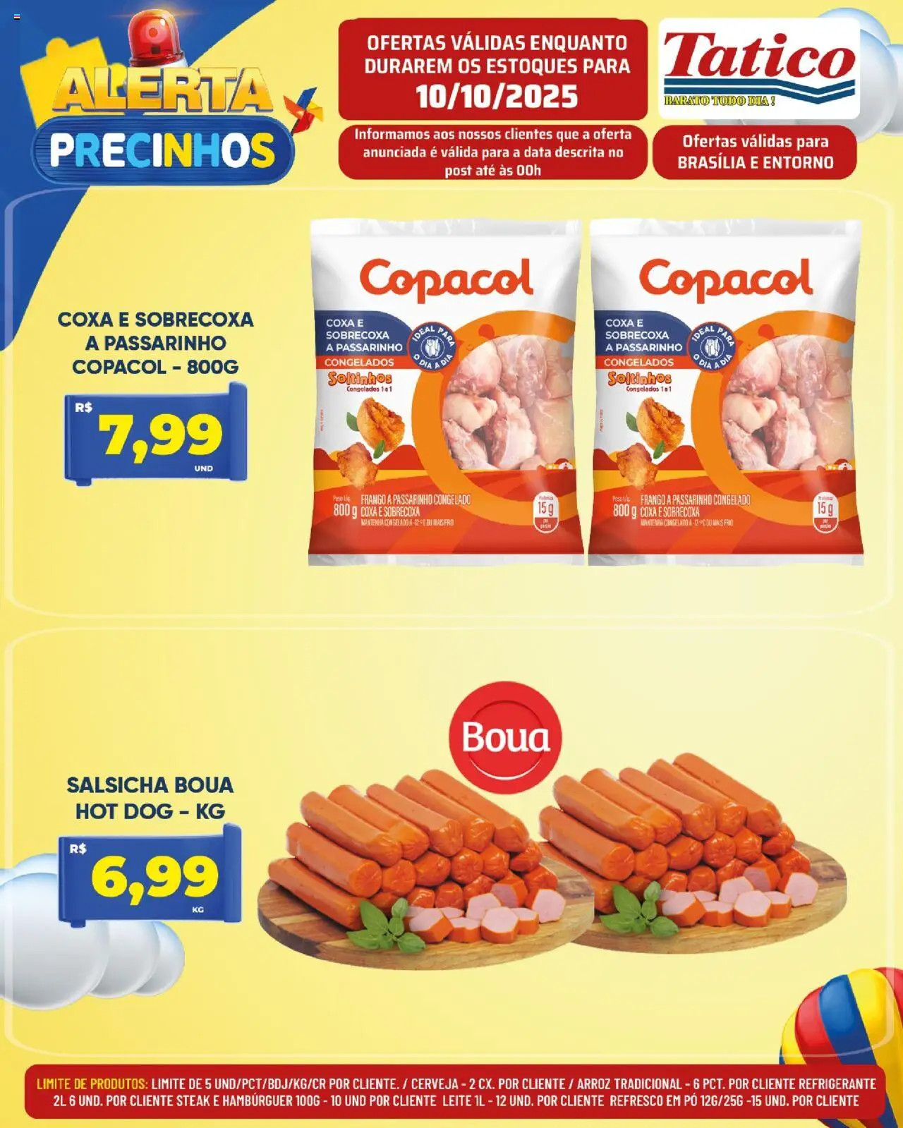Tatico Folheto - válido de 10.10.2025 | Página: 17 | Produtos: Refresco, Leite, Arroz, Refrigerante