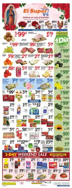 Preview of El Super weekly ads valid from 10.12.2025