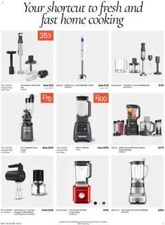 Preview of Myer catalogue  - valid from 04.03.2026 | Page: 25 | Products: Blender, Mixer, Juicer