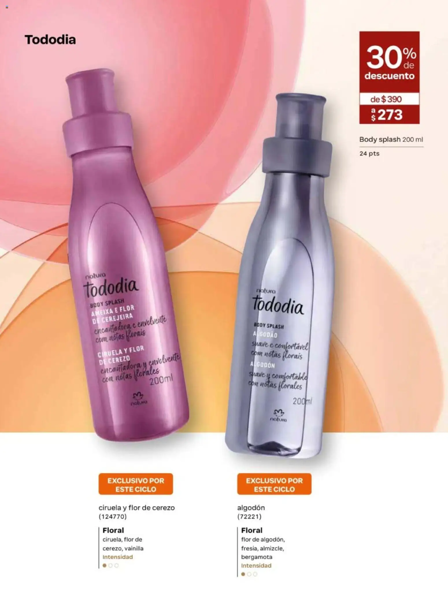 Nuevas ofertas de Natura válidas en toda la República Mexicana desde el 13.03.2026. ¡Encuentra las mejores ofertas en Natura campaña 5 2026! | Página: 45 | Productos: Algodón, Body