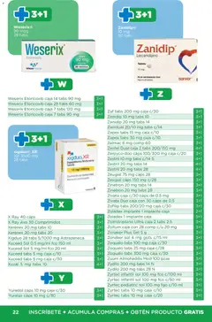 Vista previa de Chedraui folleto Plan de farmacia, nuevo folleto de la tienda, válido en México a partir del 12.02.2026 | Página: 22 | Productos: Caja, Tableta