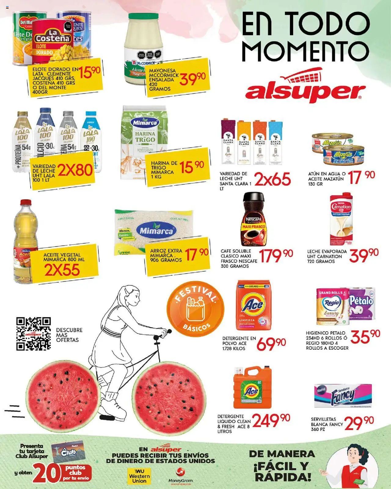 Nuevas ofertas de Alsuper válidas en toda la República Mexicana desde el 03.10.2025. ¡Encuentra las mejores ofertas en Alsuper - Folleto Laguna! | Página: 8 | Productos: Detergente, Mayonesa, Ensalada, Polvo