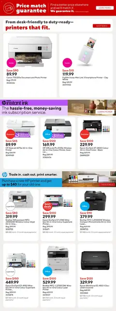 Preview of Staples weekly flyer / circulaire from shop Staples valid from 12.12.2025 | Page: 15 | Products: Smartphone, Printer