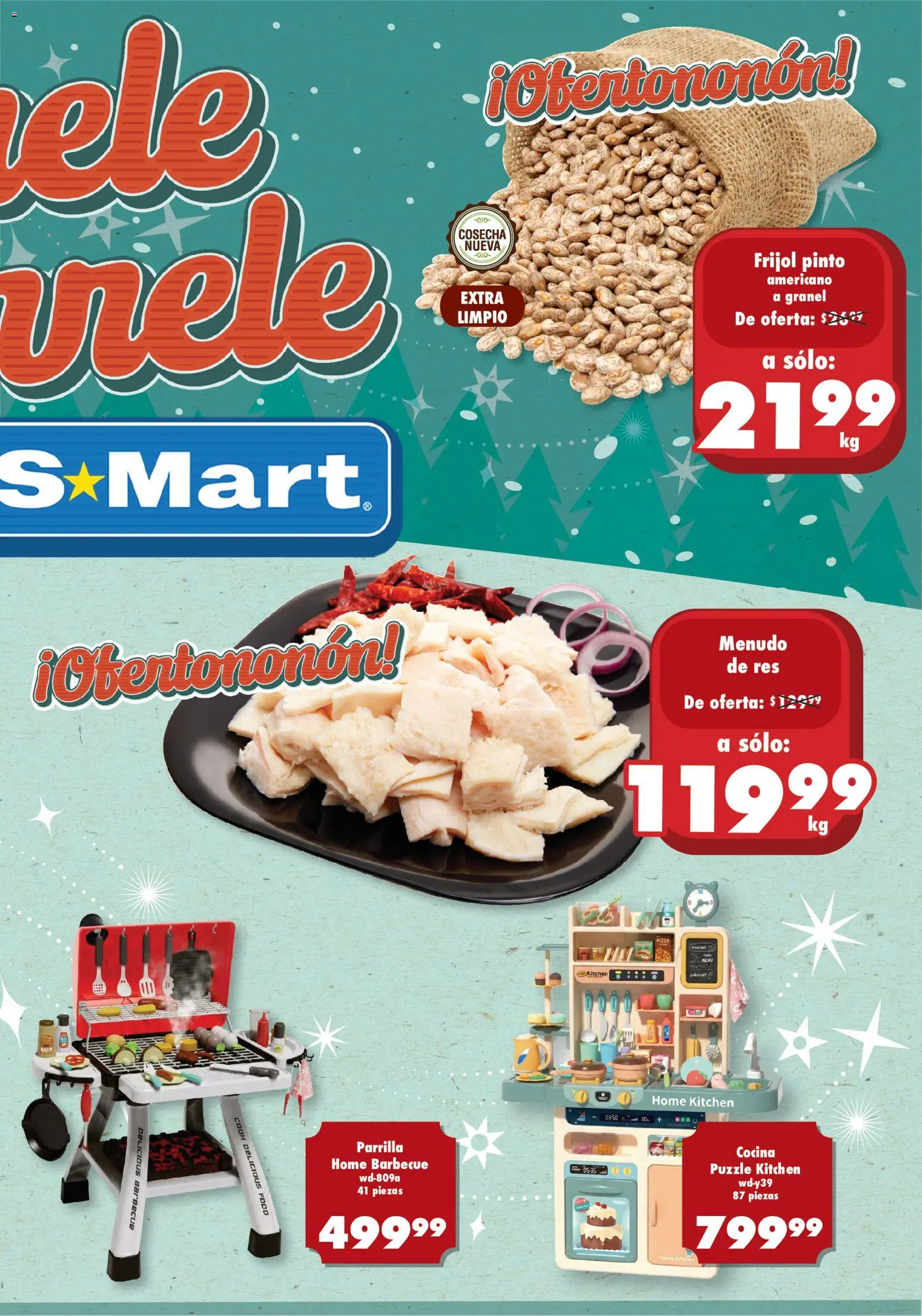 Nuevas ofertas de S-Mart válidas en toda la República Mexicana desde el 05.12.2025. ¡Encuentra las mejores ofertas en S-Mart folleto Matamoros! | Página: 3 | Productos: Pizza, Res, Cocina, Parrilla