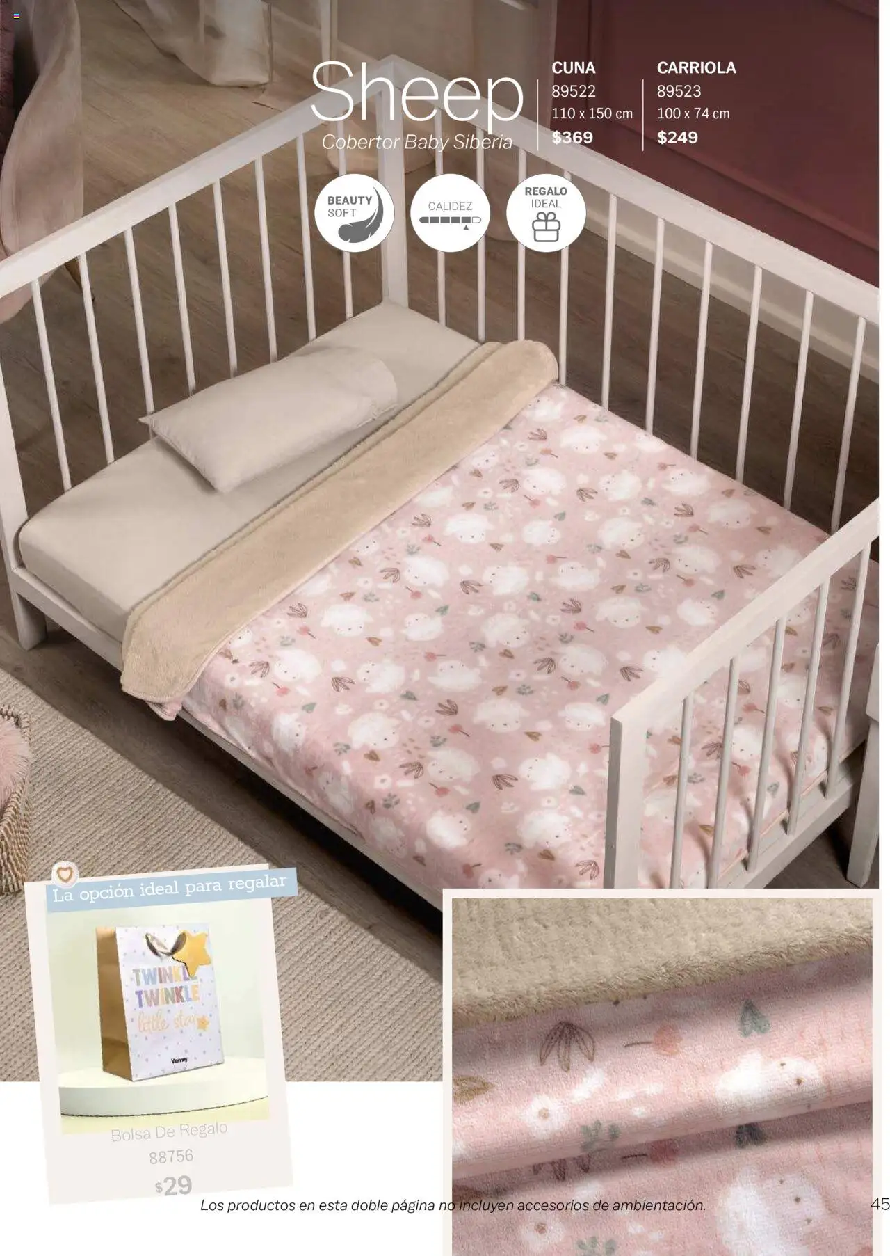 Nuevas ofertas de Vianney válidas en toda la República Mexicana desde el 15.08.2025. ¡Encuentra las mejores ofertas en Vianney - Catálogo Bebé! | Página: 47 | Productos: Carriola, Cobertor, Bolsa, Cuna
