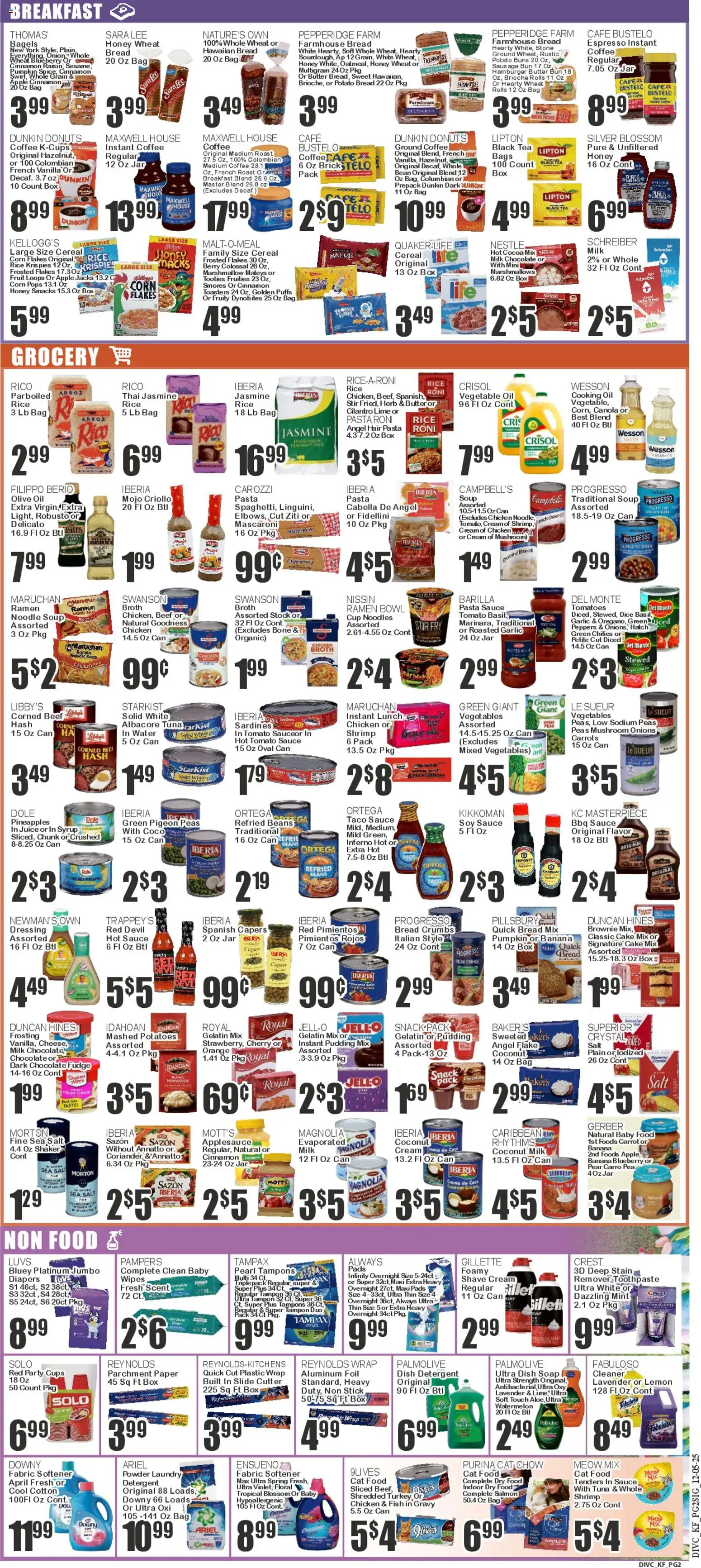 Key Food Weekly Ad - valid from 05.12.2025 | Page: 2 | Products: Cat Food, Milk, Flakes, Lemon