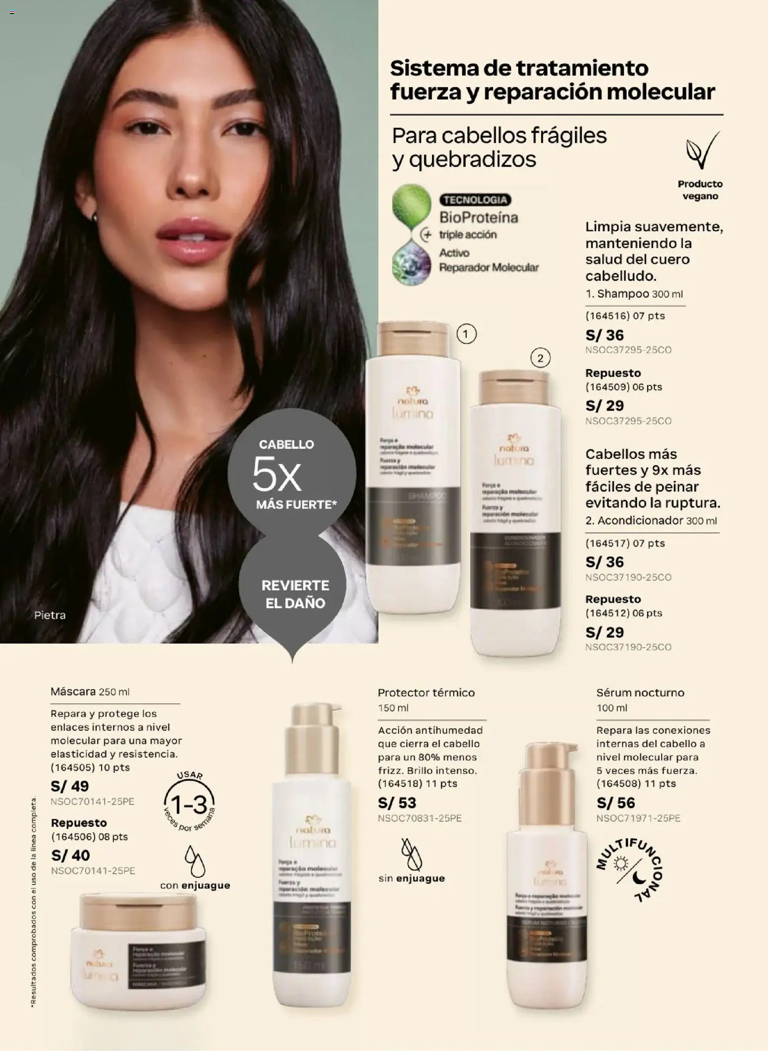 Catálogo Natura válido desde 20.02.2026 | Página: 116 | Productos: Máscara, Shampoo, Acondicionador