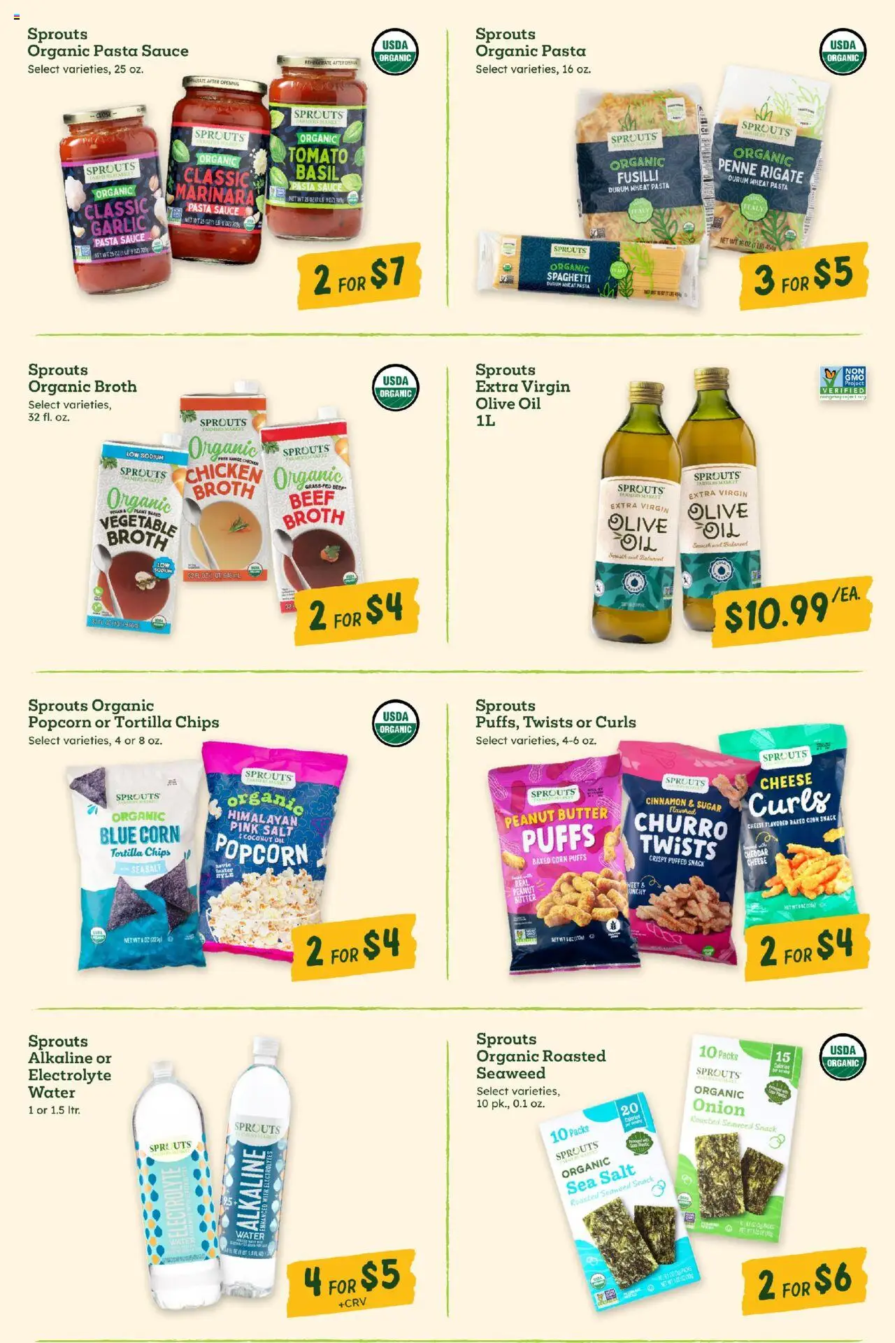 Sprouts Weekly Ad - valid from 15.10.2025 | Page: 5 | Products: Butter, Beef, Chips, Sauce