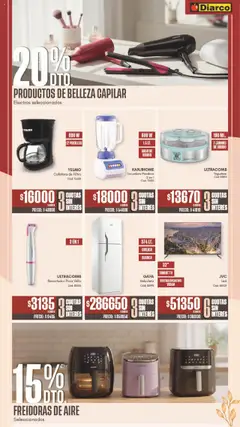 Vista previa Diarco - Especial Día De La Madre válido desde el 13.10.2025 | Página: 2 | Productos: Cafetera, Heladera, Licuadora, Yogurtera