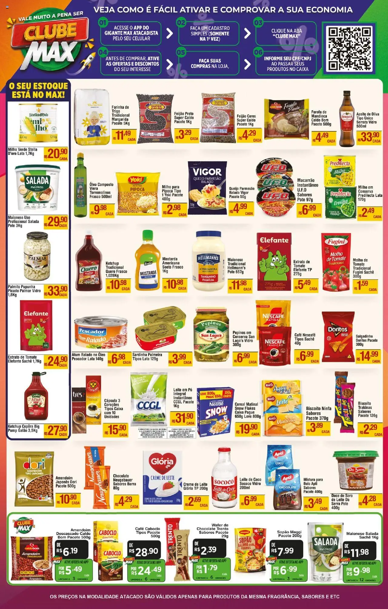 Max Atacadista Folheto - válido de 11.08.2025 | Página: 2 | Produtos: Macarrão, Farofa, Sardinha, Atum