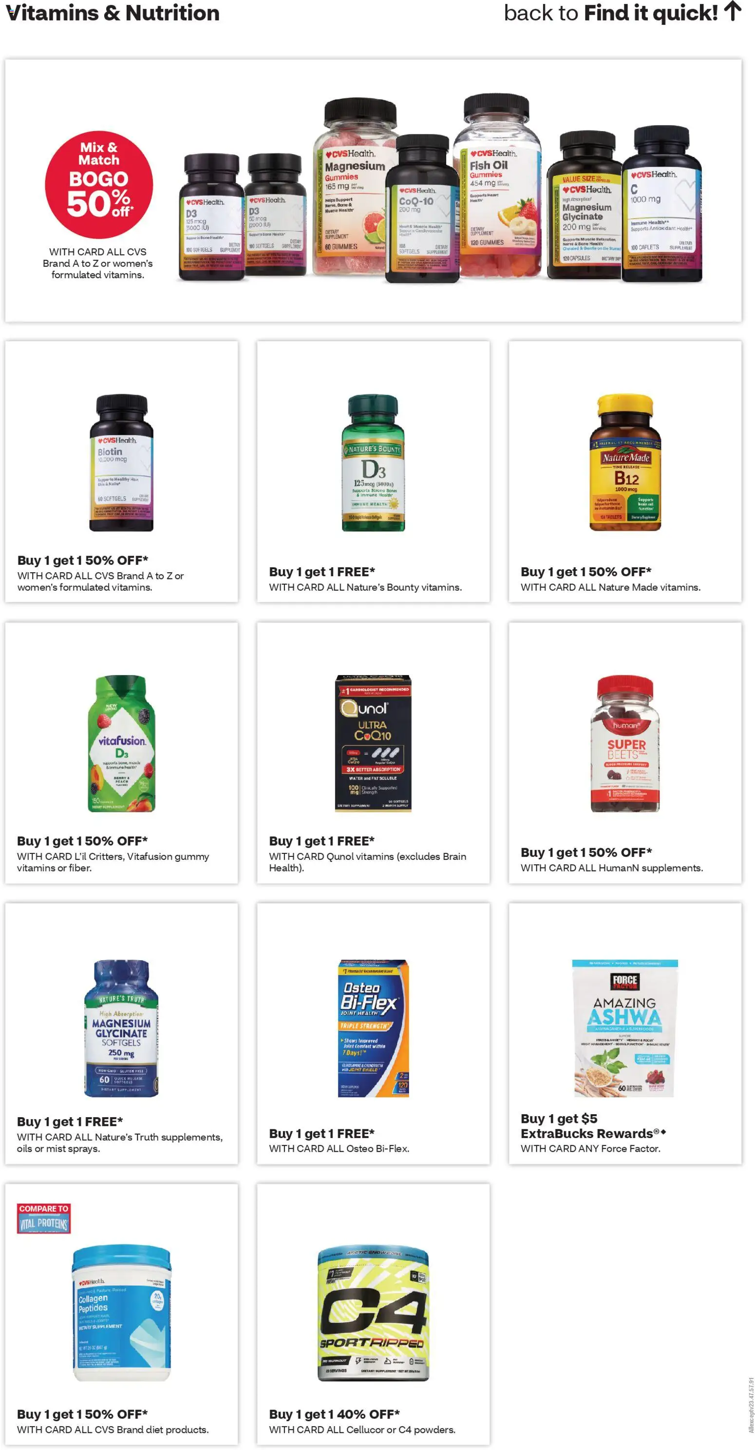 CVS Pharmacy Weekly Ad - NM - valid from 22.02.2026 | Page: 9 | Products: Fish Oil, Oil, Fish, Water