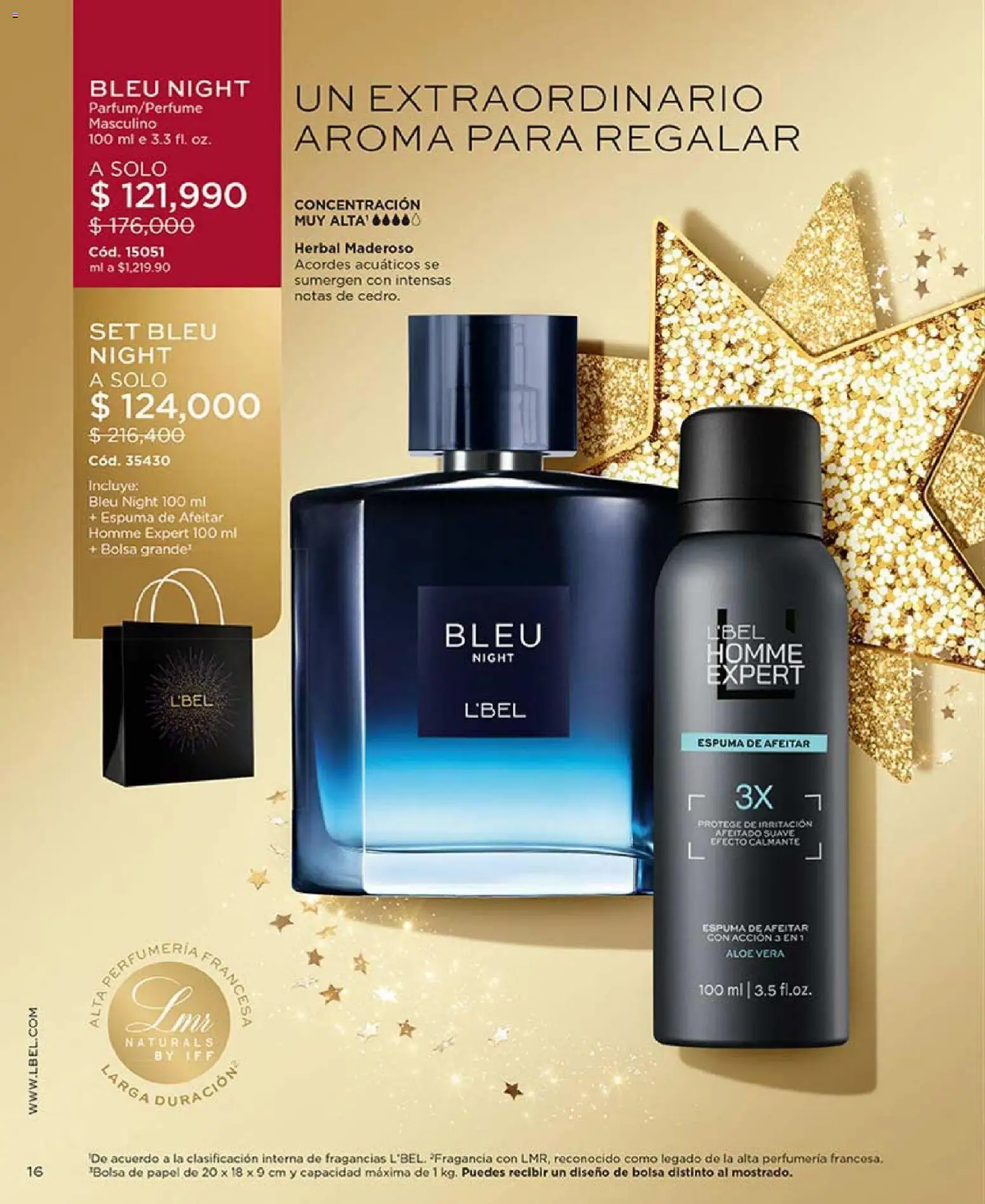 L'Bel revista - valida desde el 03.11.2025 | Página: 16 | Productos: Espuma, Bolsa, Espuma de afeitar, Loción tonificante