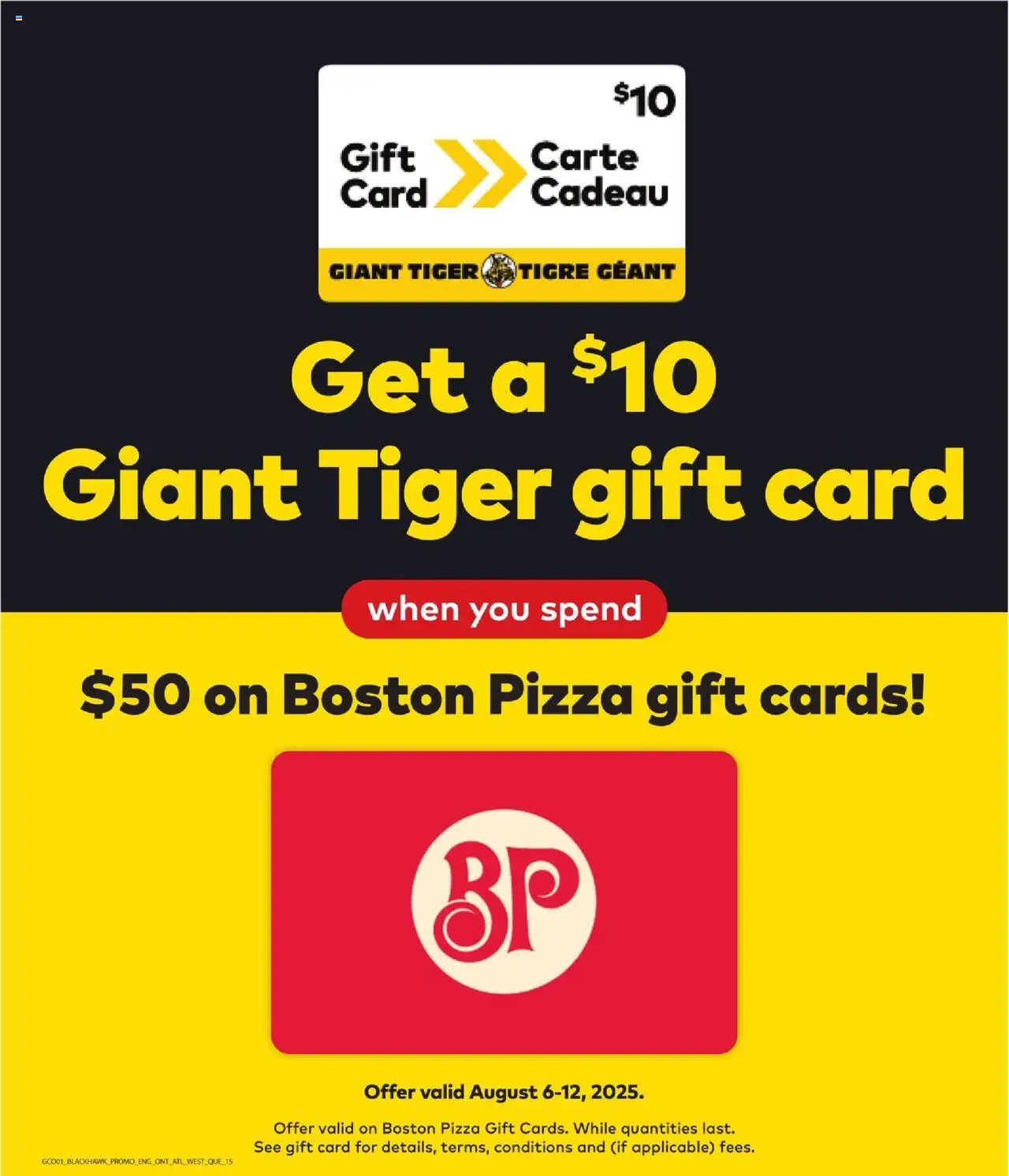 Giant Tiger flyer valid from 06.08.2025 | Page: 17 | Products: Pizza