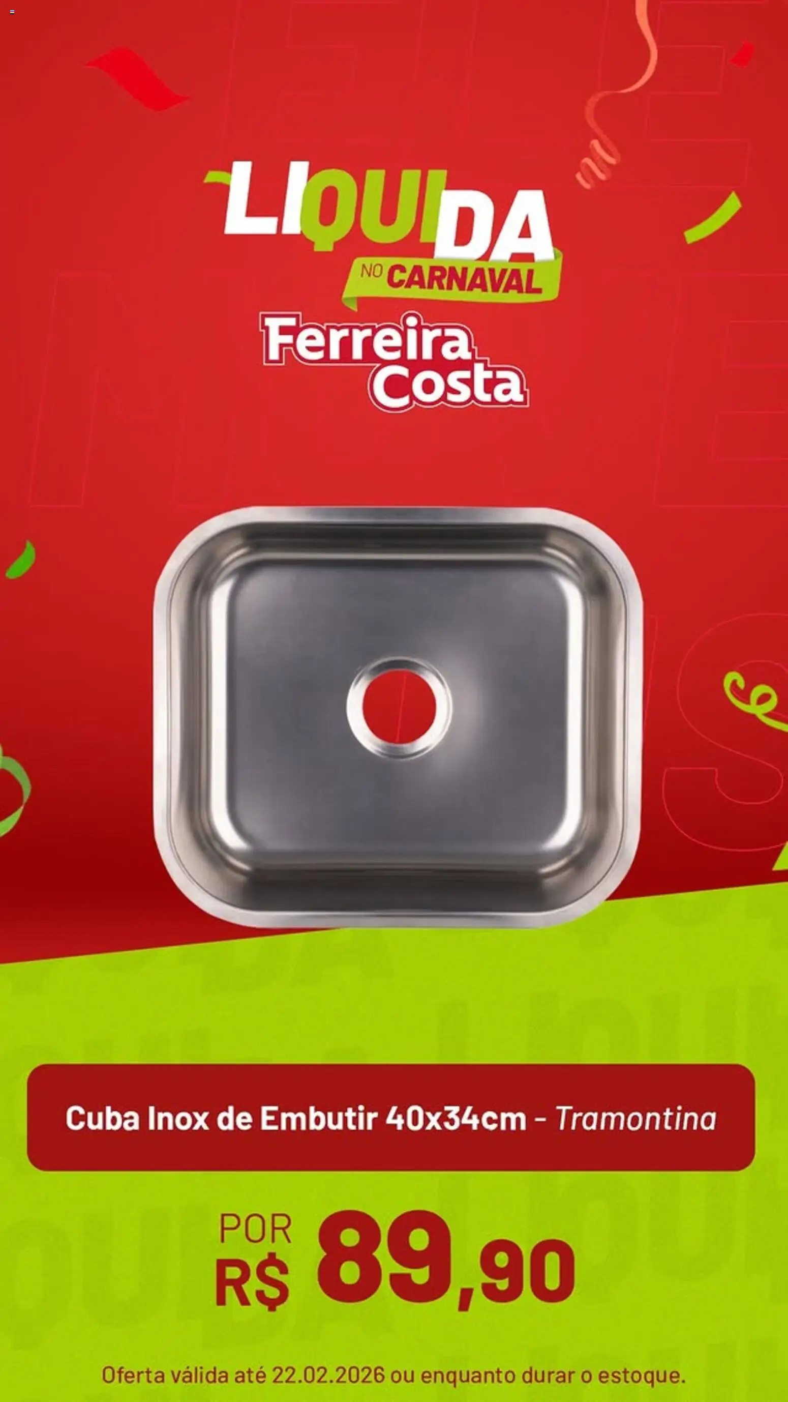 Ferreira Costa Folheto - válido de 26.01.2026 | Página: 4 | Produtos: Cuba