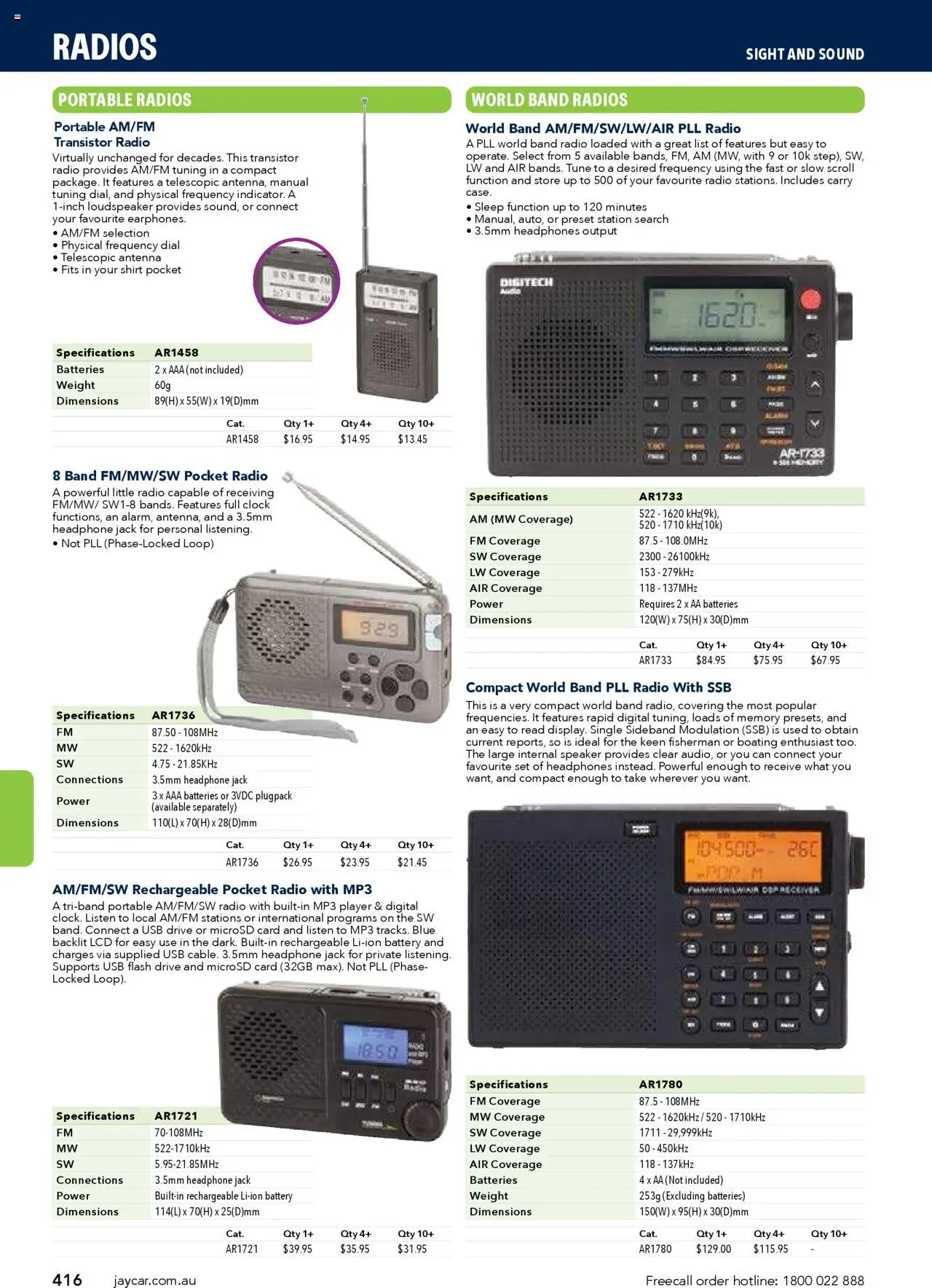 Jaycar catalogue - valid from 09.07.2025 | Page: 416 | Products: Shirt, Batteries, Mp3, Speaker