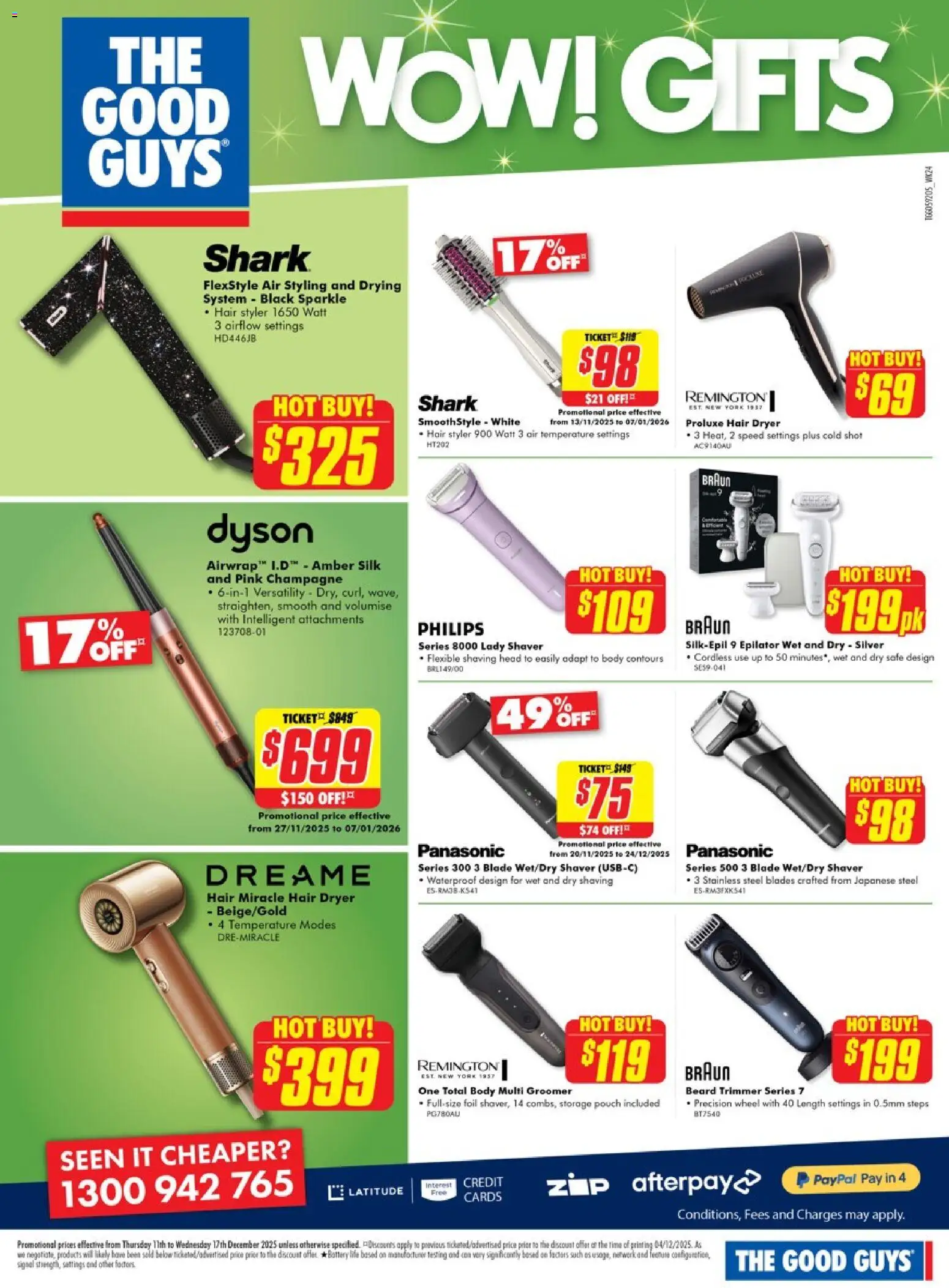 The Good Guys catalogue - valid from 10.12.2025 | Page: 10 | Products: Battery, Hair styler, Dryer, Safe