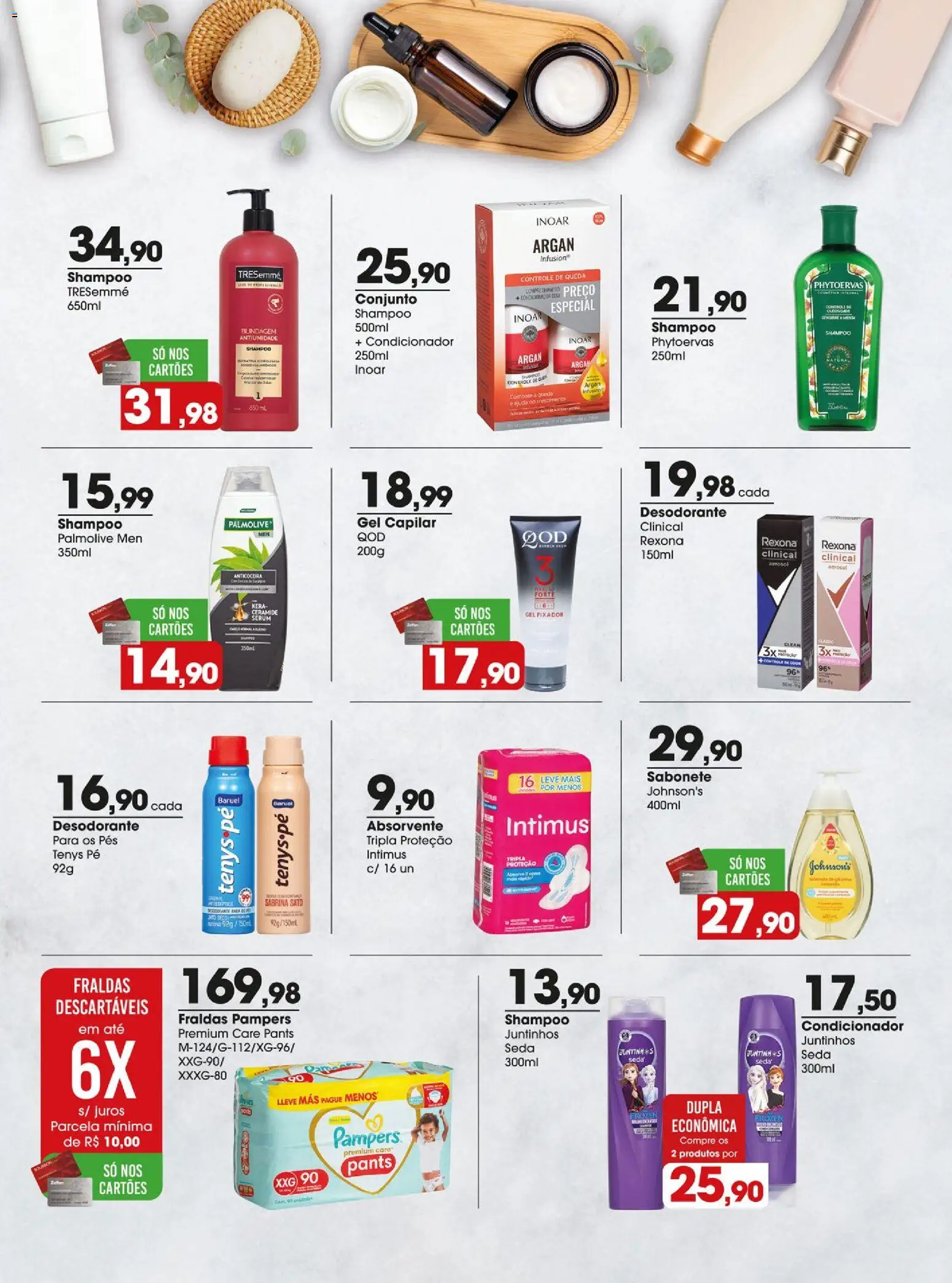 Zaffari Folheto - válido de 02.12.2025 | Página: 21 | Produtos: Condicionador, Sérum, Fraldas, Absorvente