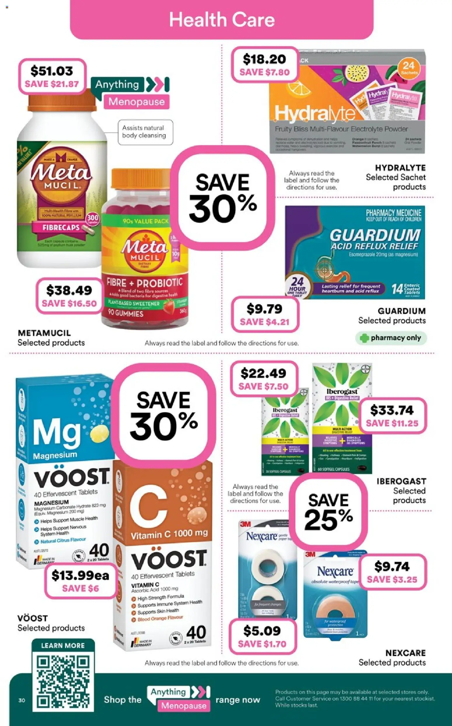Priceline Pharmacy catalogue - valid from 23.04.2026 | Page: 30 | Products: Powder, Tablet, Tablets, Vitamin