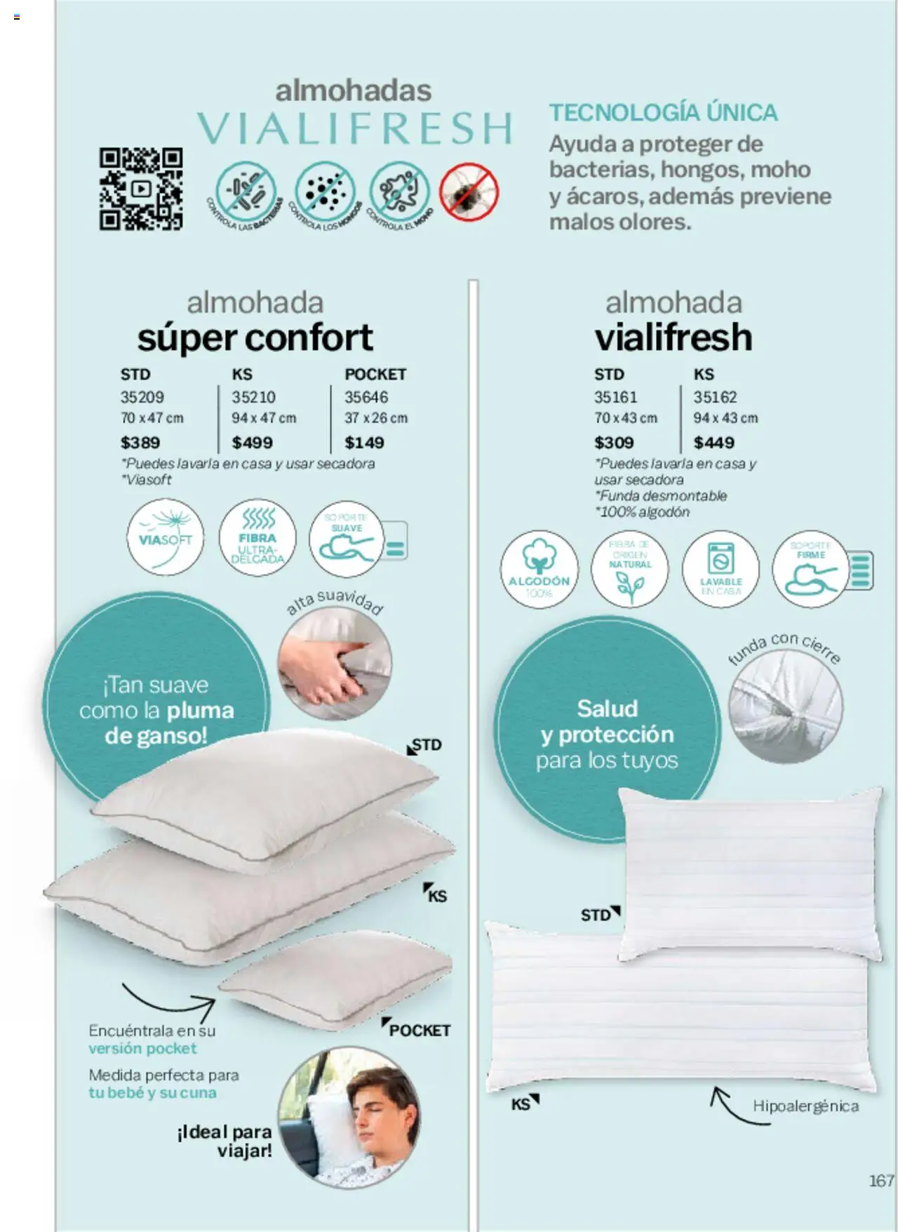 Nuevas ofertas de Vianney válidas en toda la República Mexicana desde el 07.03.2025. ¡Encuentra las mejores ofertas en Vianney catálogo Primavera! | Página: 171 | Productos: Secadora, Funda, Algodón, Almohada