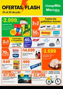 Vista previa Changomas ofertas flash válido desde el 25.07.2025
