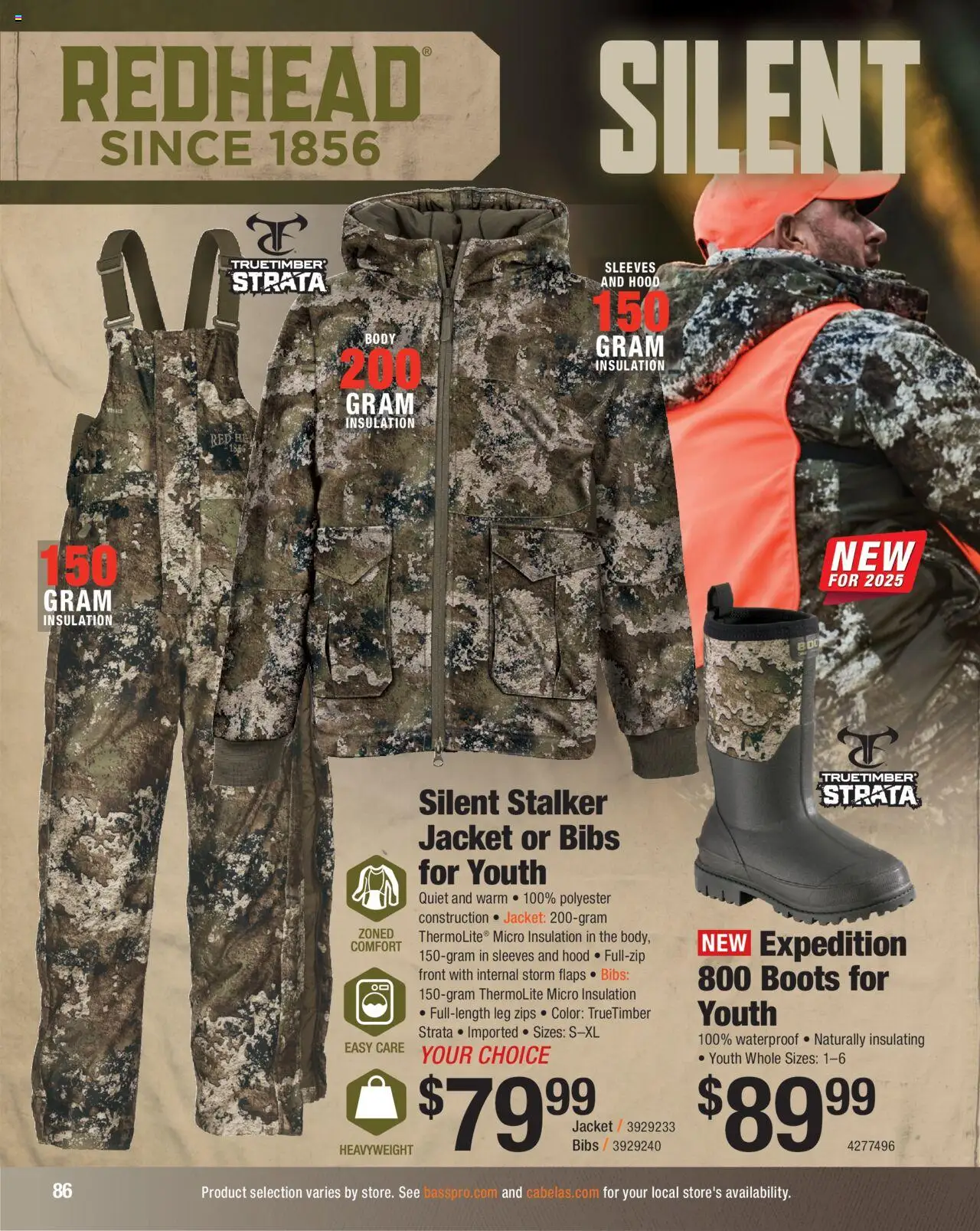 Cabela's Hunting Master 25 - valid from 11.08.2025 | Page: 86 | Products: Jacket, Boots