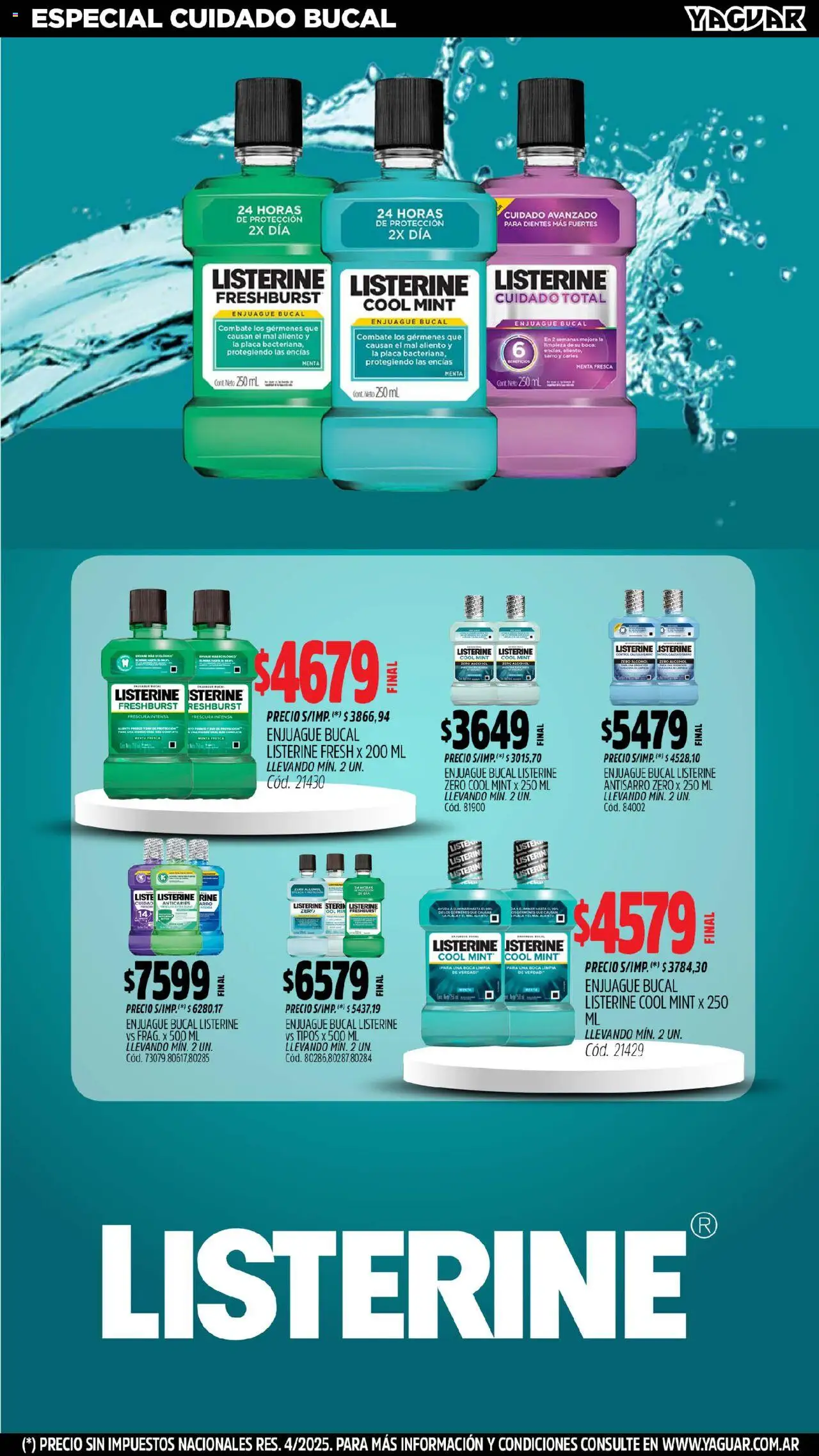 Yaguar - Moreno │ válido desde el 04.08.2025 | Página: 18 | Productos: Enjuague bucal