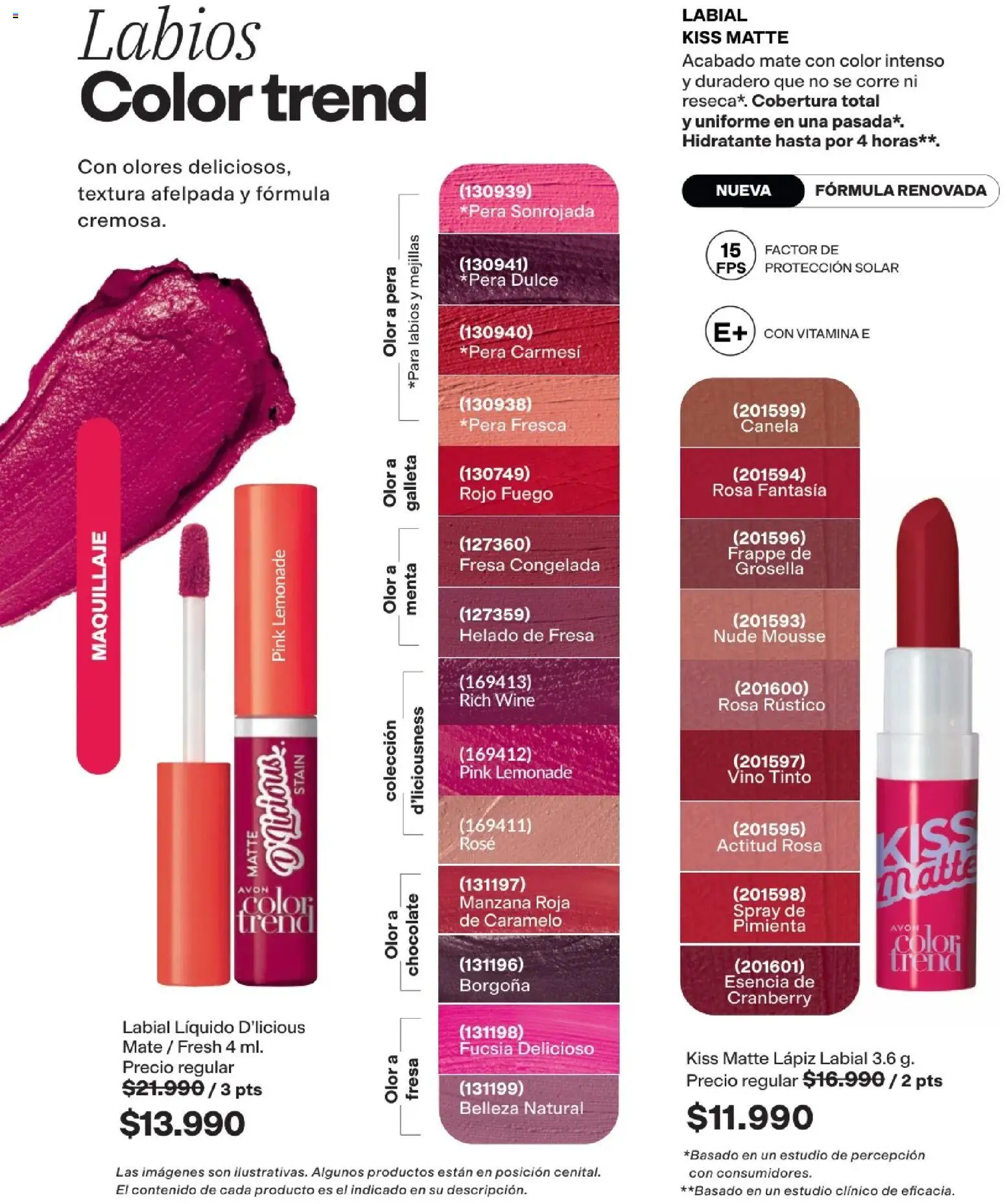 Avon revista - valida desde el 01.05.2026 | Página: 66 | Productos: Manzana, Maquillaje, Pera, Vino