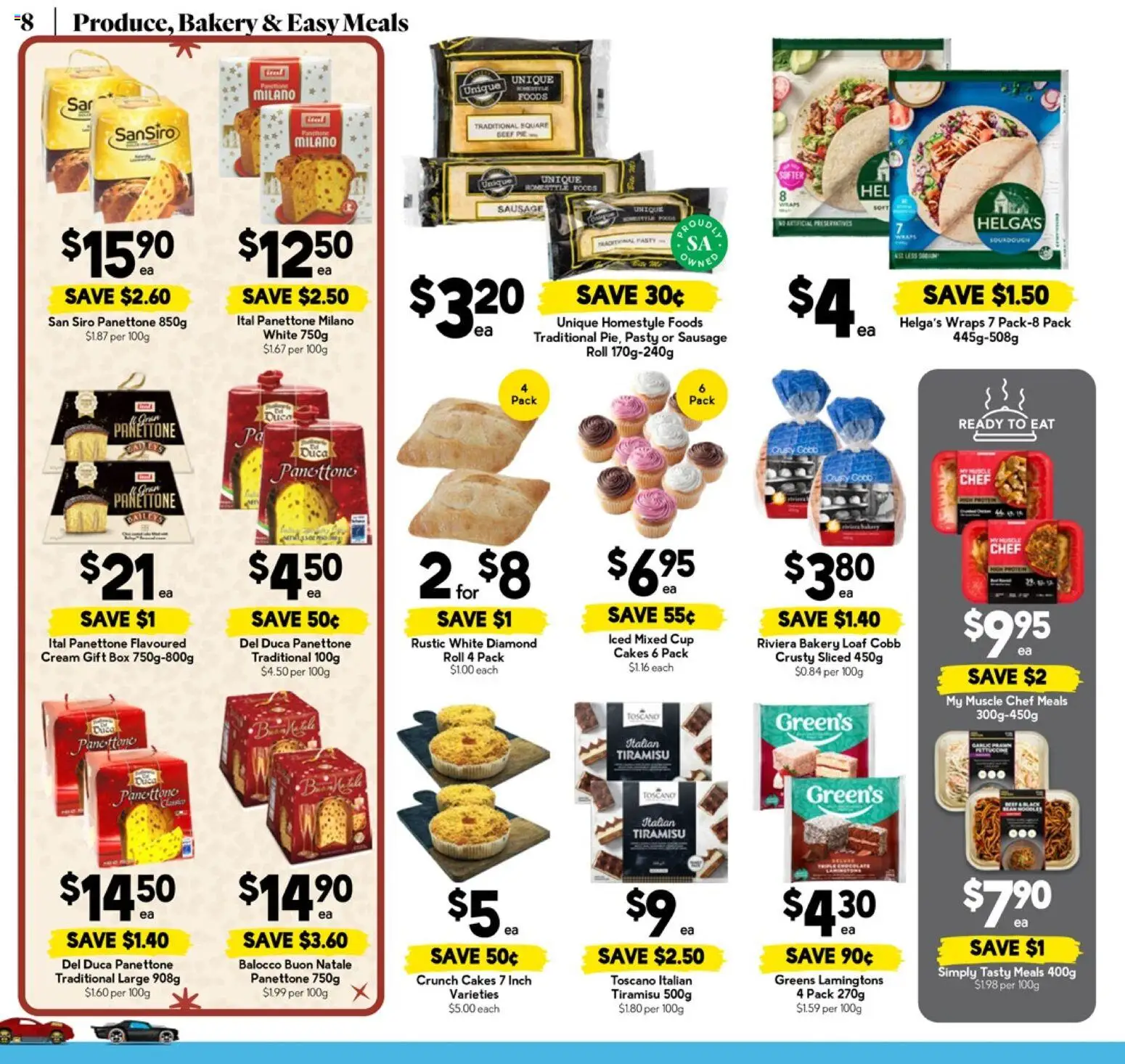 Drakes catalogue - valid from 12.11.2025 | Page: 8 | Products: Box, Diamond, Cream, Lamingtons