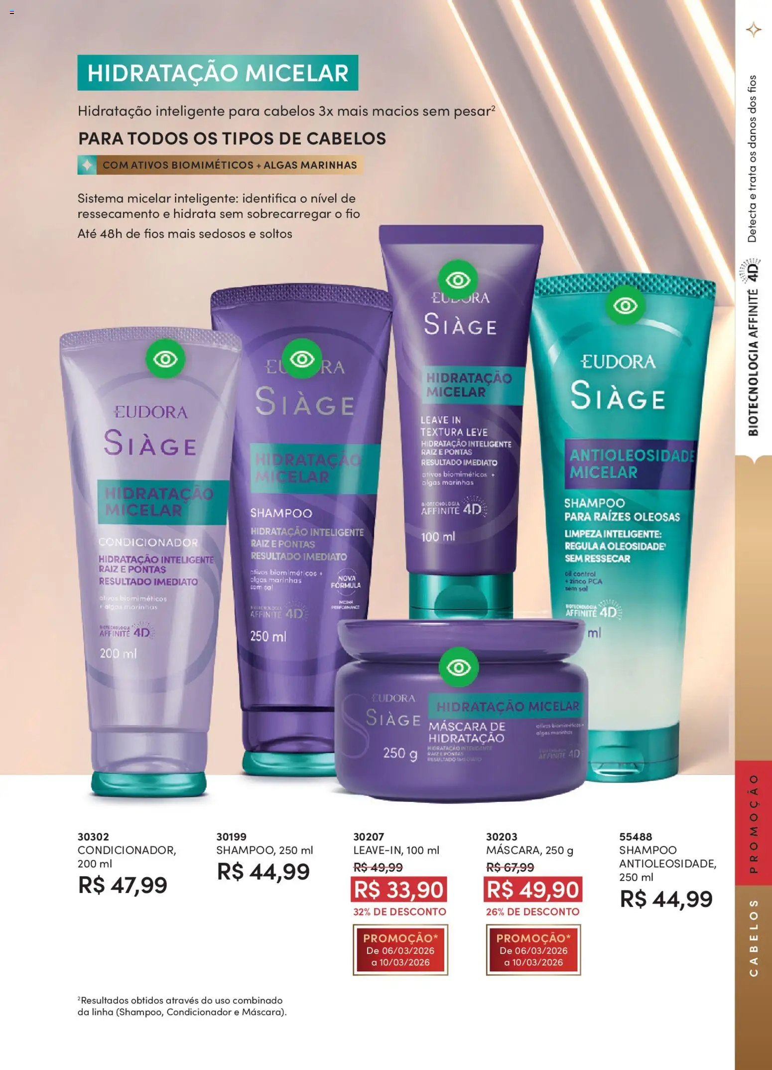 Eudora Folheto - válido de 19.02.2026 | Página: 35 | Produtos: Shampoo, Condicionador, Sal