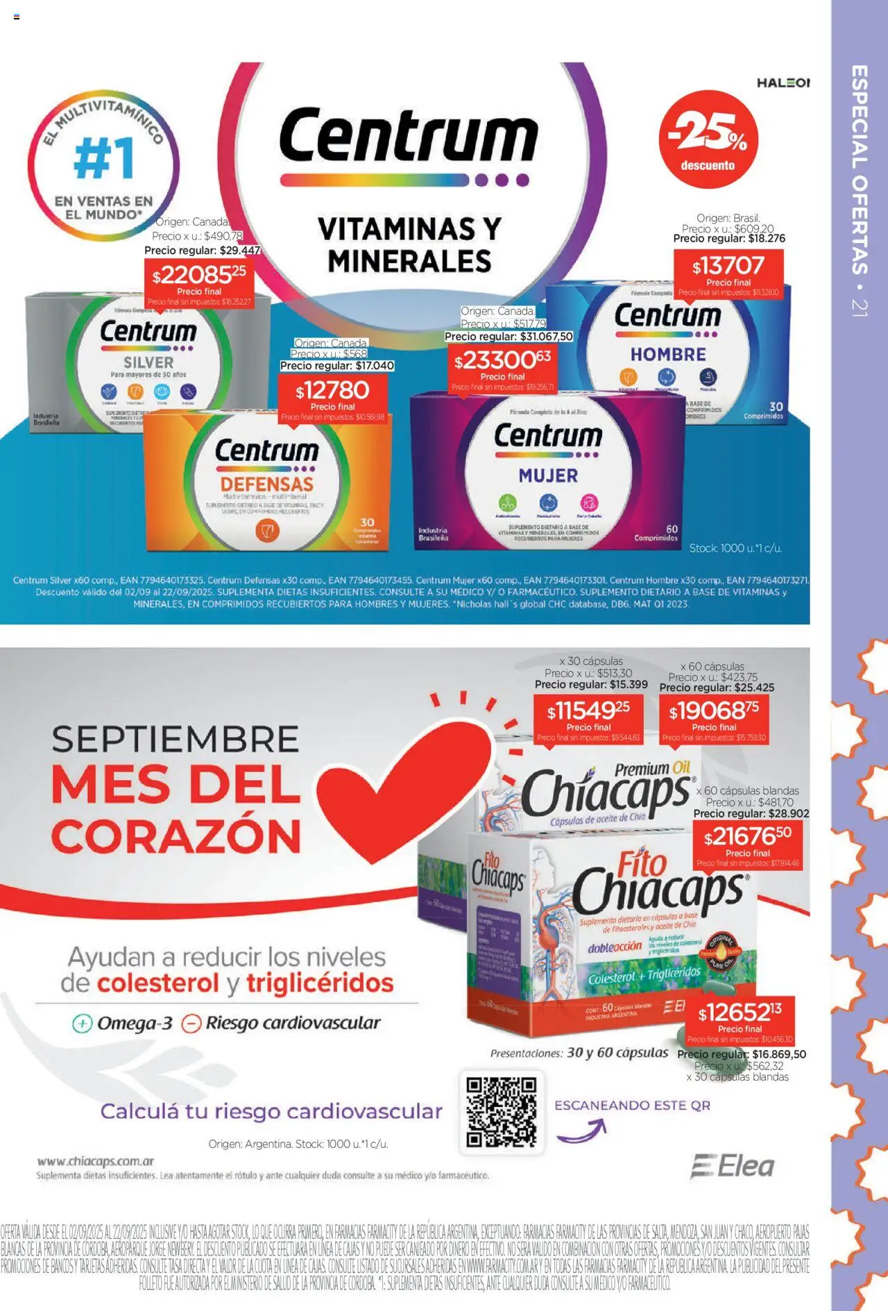 Farmacity catálogo │ válido desde el 02.09.2025 | Página: 21