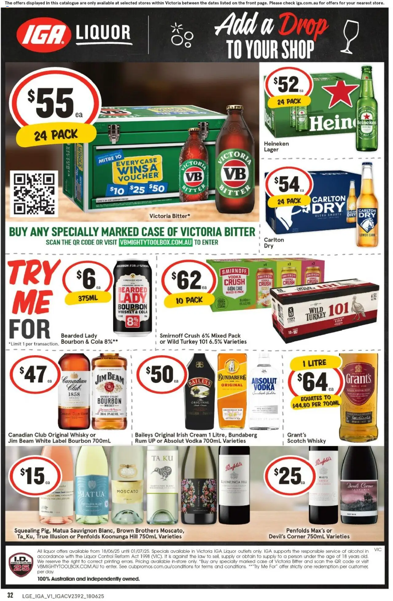 IGA catalogue - valid from 18.06.2025 | Page: 28 | Products: Bourbon, Scotch, Turkey, Case