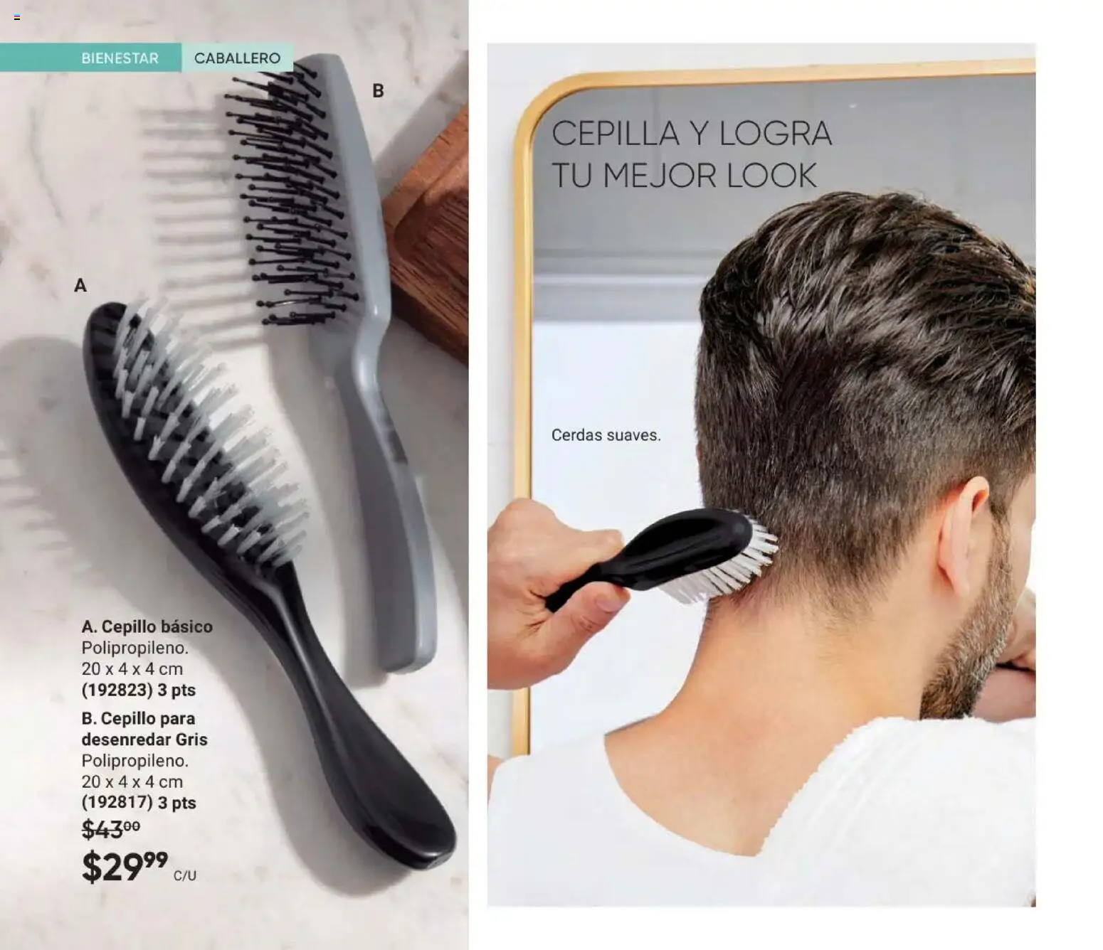 Nuevas ofertas de AVON válidas en toda la República Mexicana desde el 28.11.2025. ¡Encuentra las mejores ofertas en AVON Casa & Estilo 18 2025! | Página: 130 | Productos: Cepillo