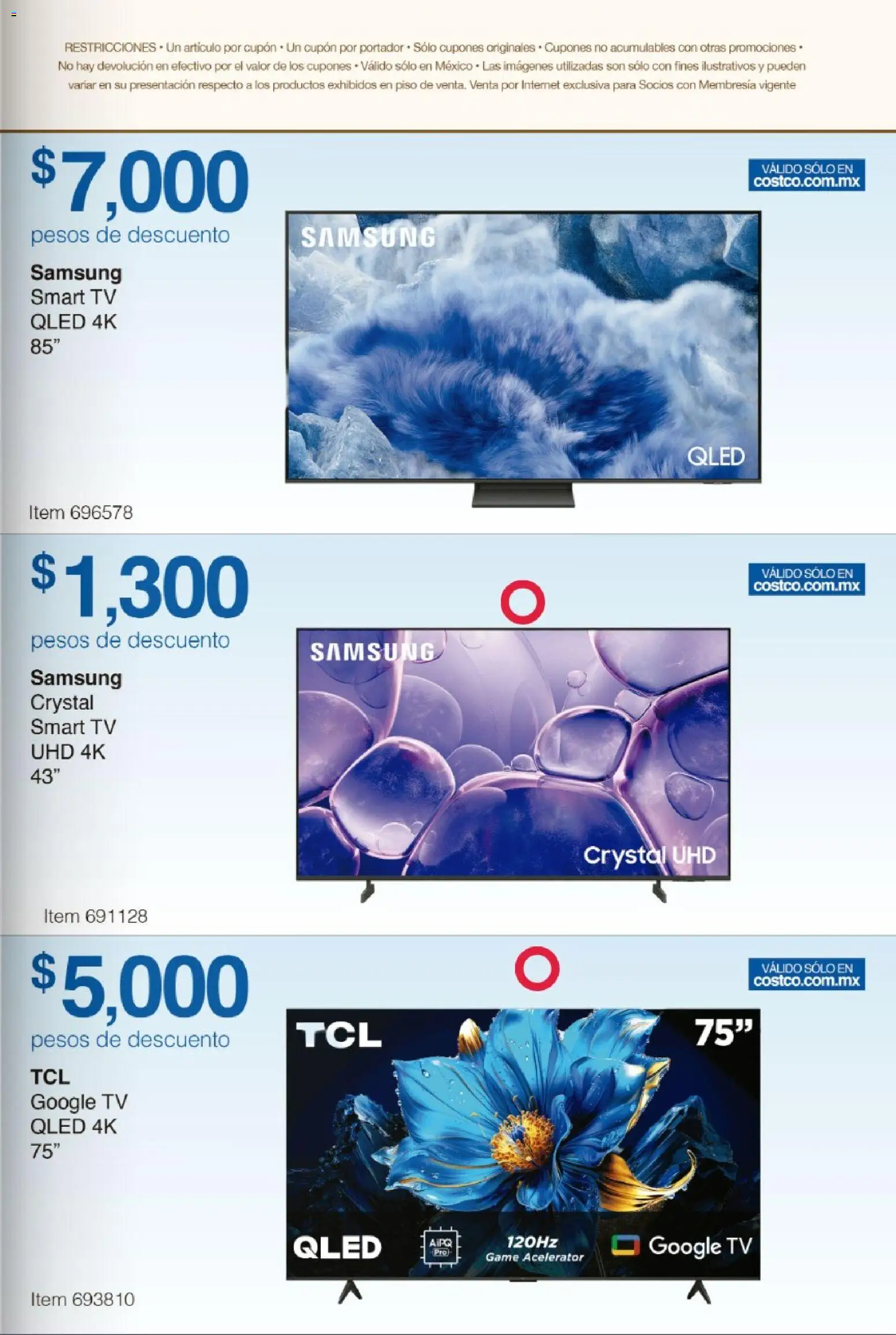 Nuevas ofertas de Costco válidas en toda la República Mexicana desde el 03.11.2025. ¡Encuentra las mejores ofertas en Costco catálogo Descuentos de Otoño! | Página: 17