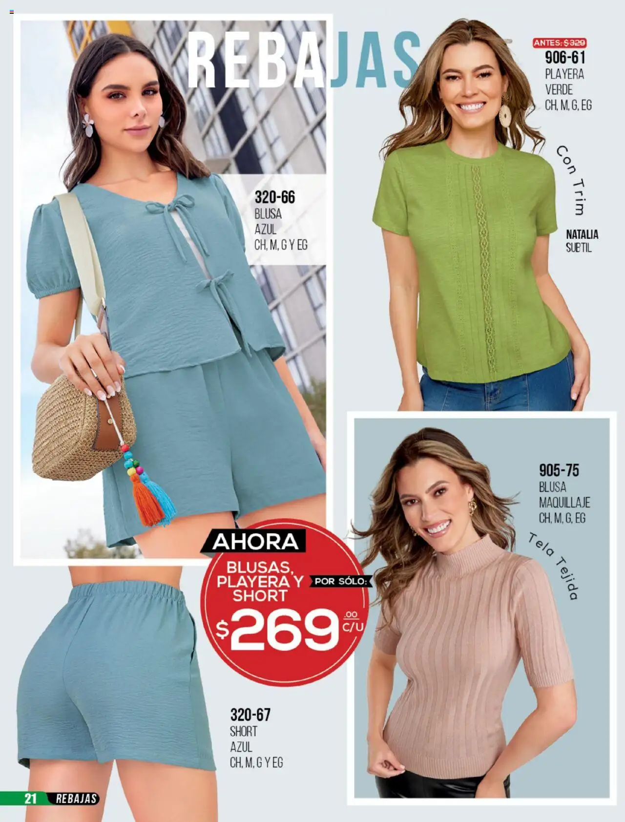 Nuevas ofertas de Cklass válidas en toda la República Mexicana desde el 30.05.2025. ¡Encuentra las mejores ofertas en Cklass catálogo Rebajas Ropa! | Página: 22 | Productos: Blusa, Playera, Short, Maquillaje
