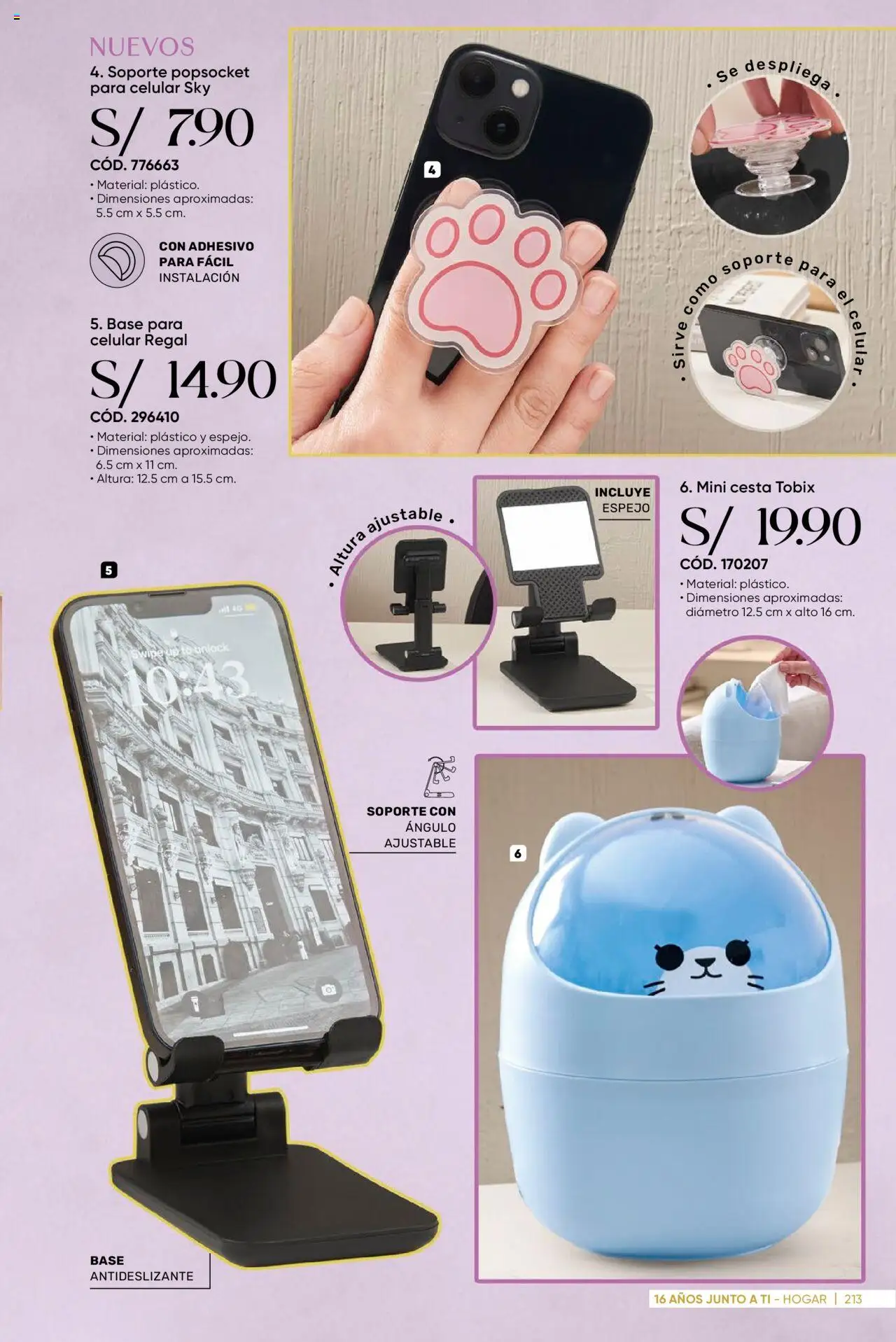 Catálogo Azzorti válido desde 15.09.2025 | Página: 217 | Productos: Cesta, Espejo, Celular