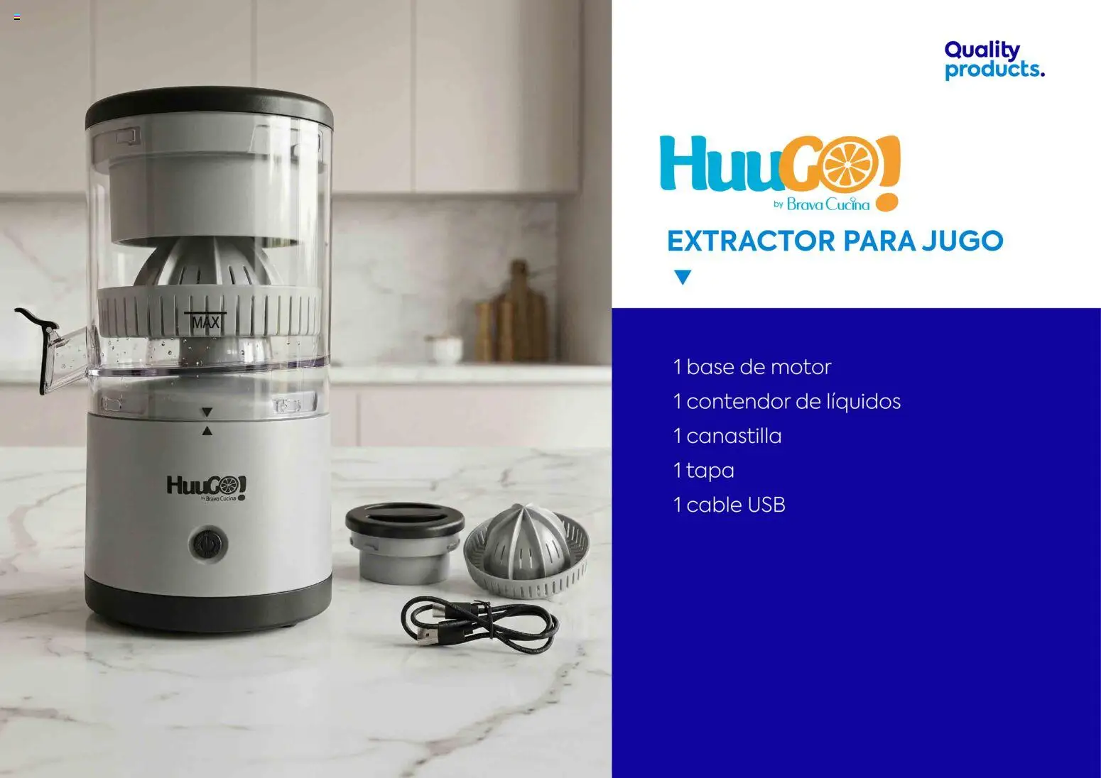 Catálogo Quality Products válido desde 01.04.2026 | Página: 27 | Productos: Jugo, Cable, USB