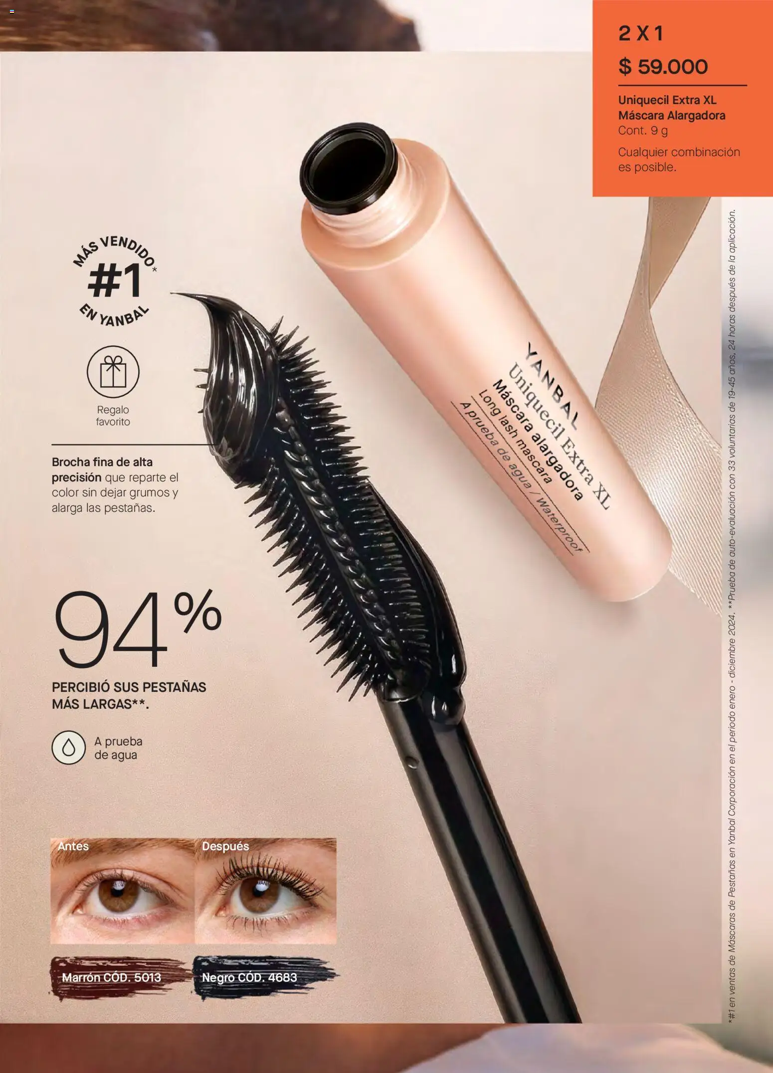 Yanbal revista - valida desde el 08.11.2025 | Página: 61 | Productos: Agua, Brocha, Máscara, Combinación