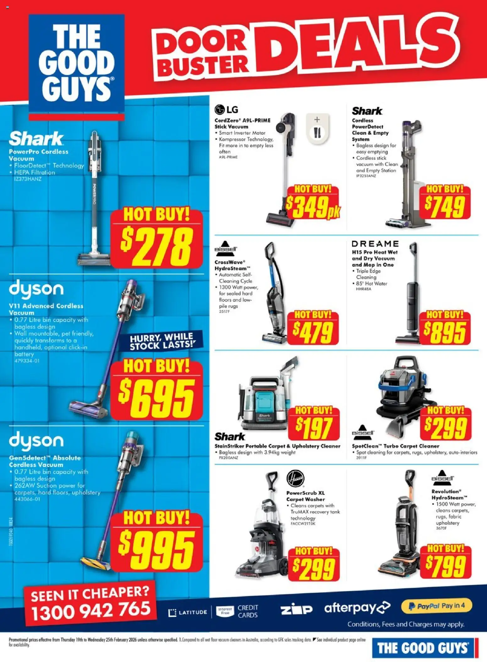 The Good Guys catalogue - valid from 18.02.2026 | Page: 21 | Products: Carpet, Rugs, Portable, Weight
