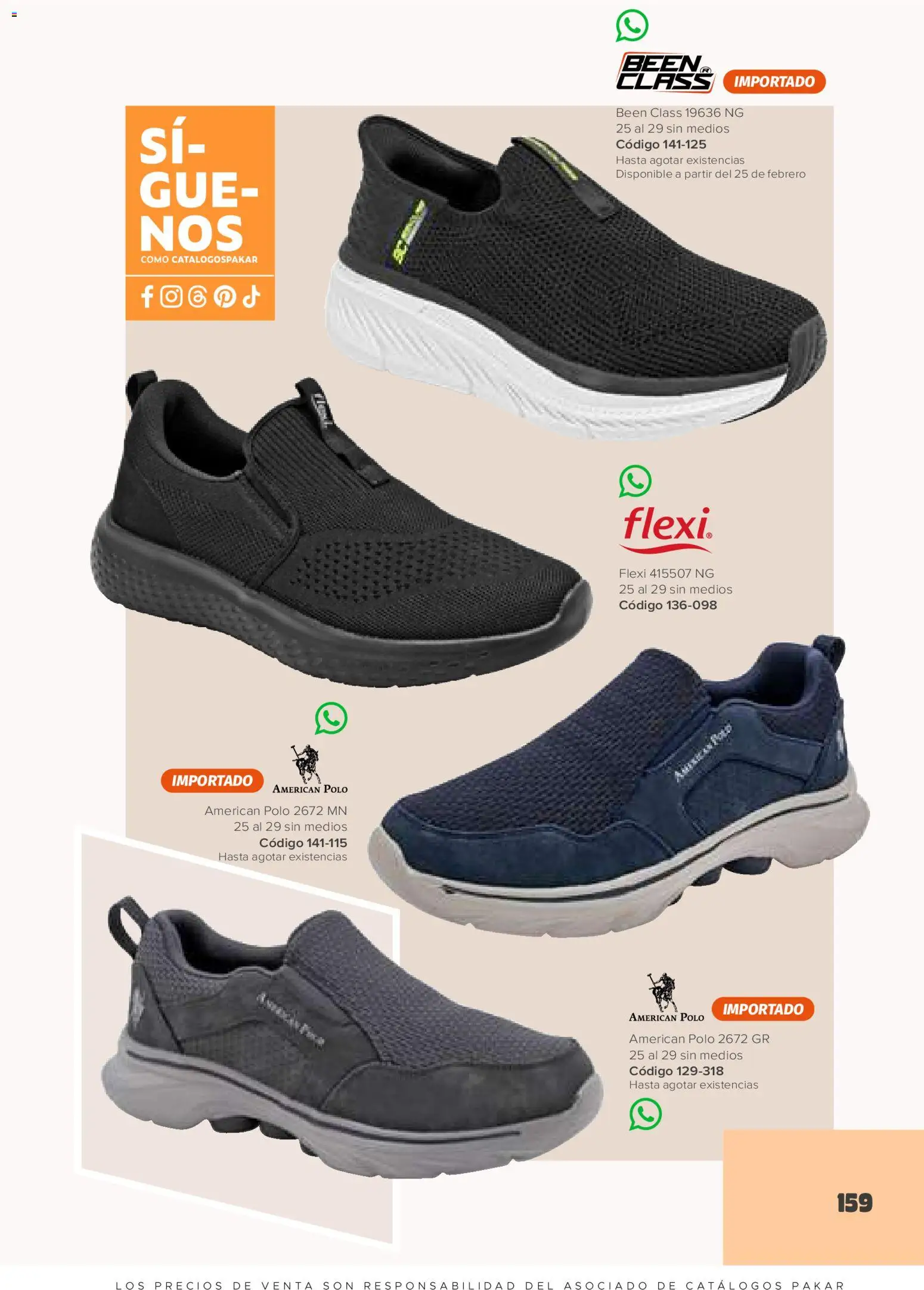 Nuevas ofertas de SC Pakar válidas en toda la República Mexicana desde el 30.01.2026. ¡Encuentra las mejores ofertas en SC Pakar catálogo Hombre! | Página: 159