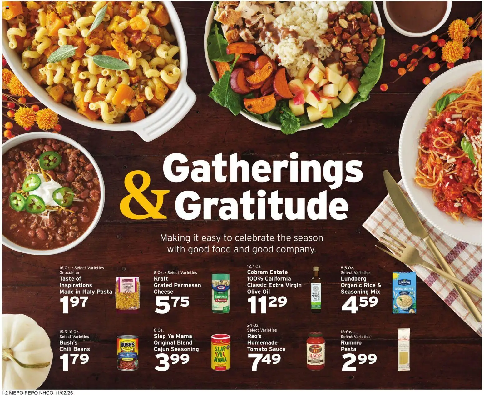 Hannaford Weekly Ad - valid from 02.11.2025 | Page: 16 | Products: Cheese, Oil, Rice, Pasta