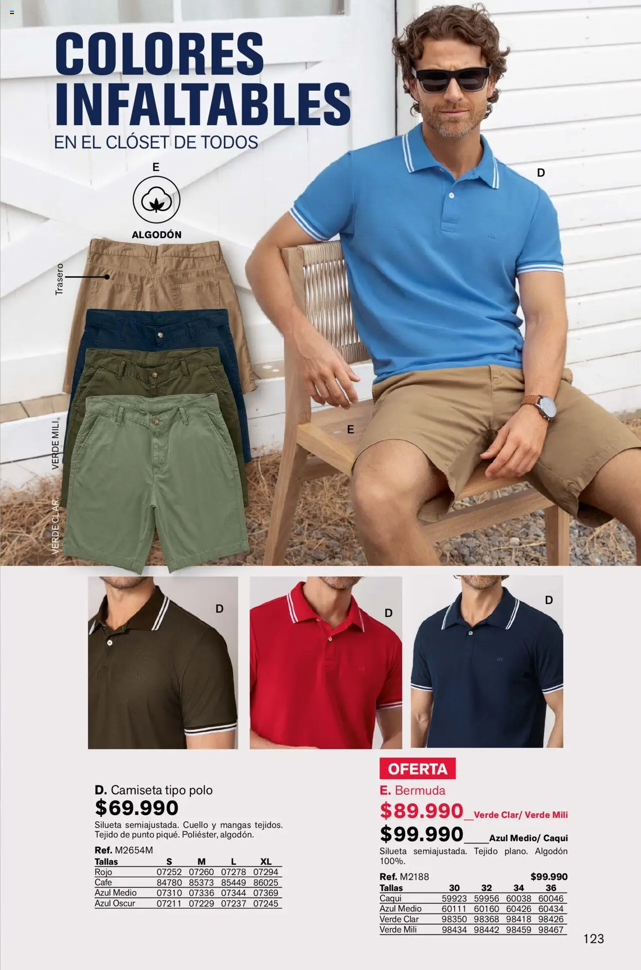 Leonisa revista - valida desde el 04.08.2025 | Página: 123 | Productos: Bermuda, Camiseta, Clóset, Cuello