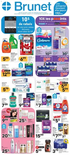 Preview of Brunet weekly flyer / circulaire from shop Brunet valid from 14.08.2025