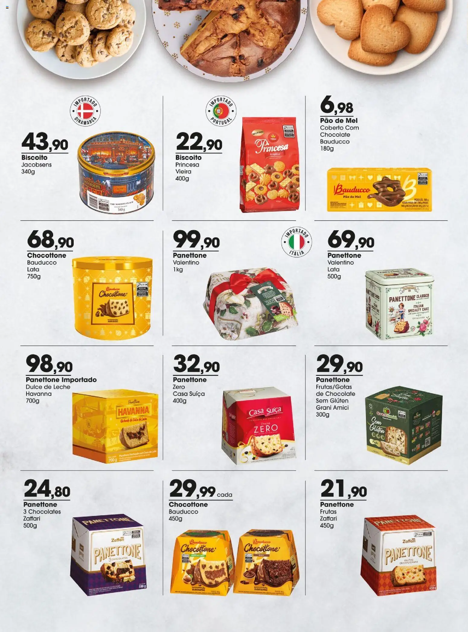 Zaffari Folheto - válido de 02.12.2025 | Página: 6 | Produtos: Panettone, Panettone bauducco, Pão, Mel