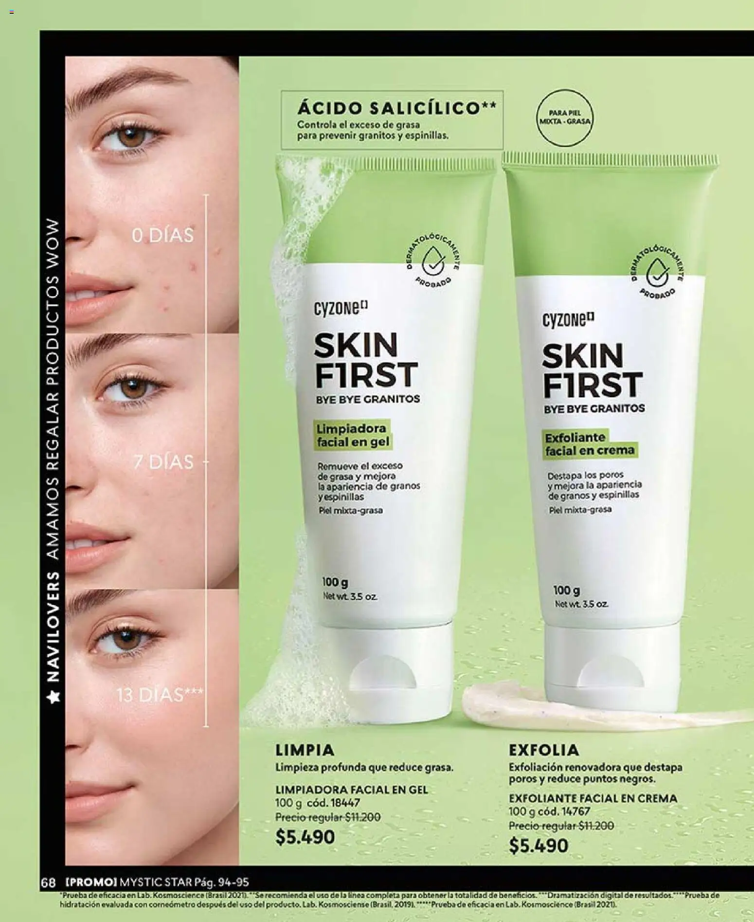 Catálogo CyZone Campaña 18 │ válido desde el 01.12.2025 | Página: 68 | Productos: Exfoliante facial, Crema