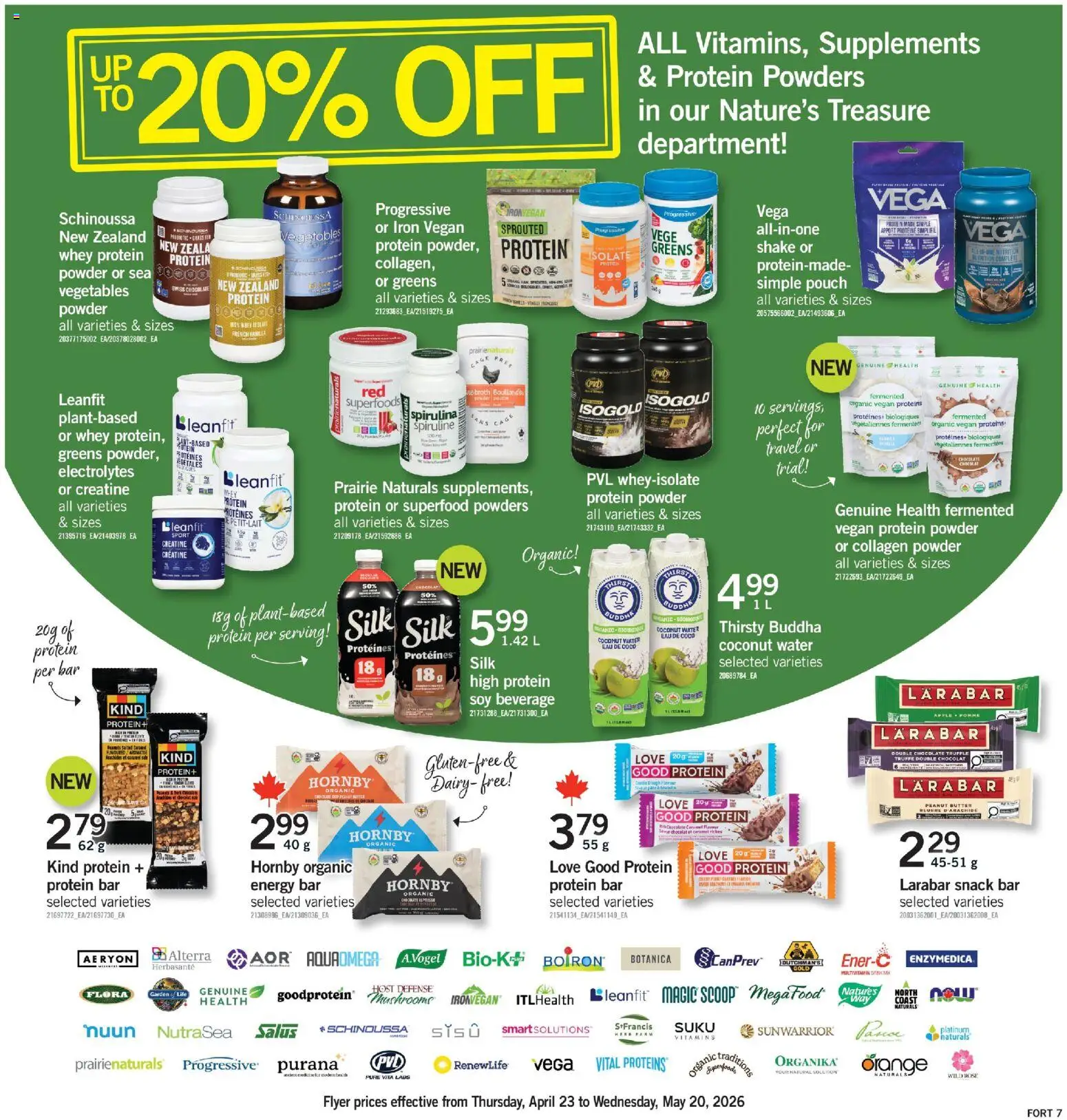 Fortinos flyer valid from 23.04.2026 | Page: 8 | Products: Iron, Powder, Butter, Chocolate