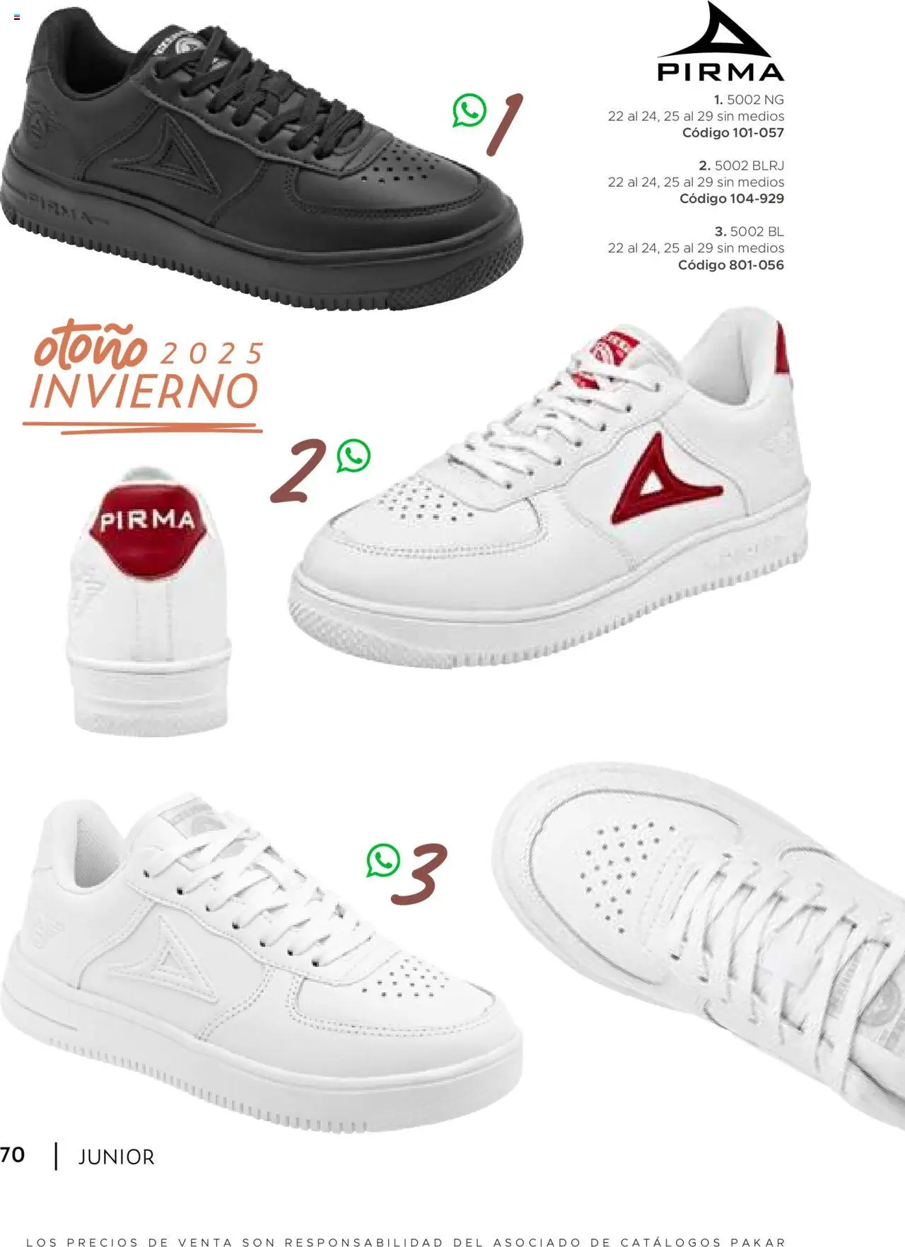 Nuevas ofertas de SC Pakar válidas en toda la República Mexicana desde el 24.07.2025. ¡Encuentra las mejores ofertas en SC Pakar - Catálogo Junior otoño / invierno! | Página: 70 | Productos: Res