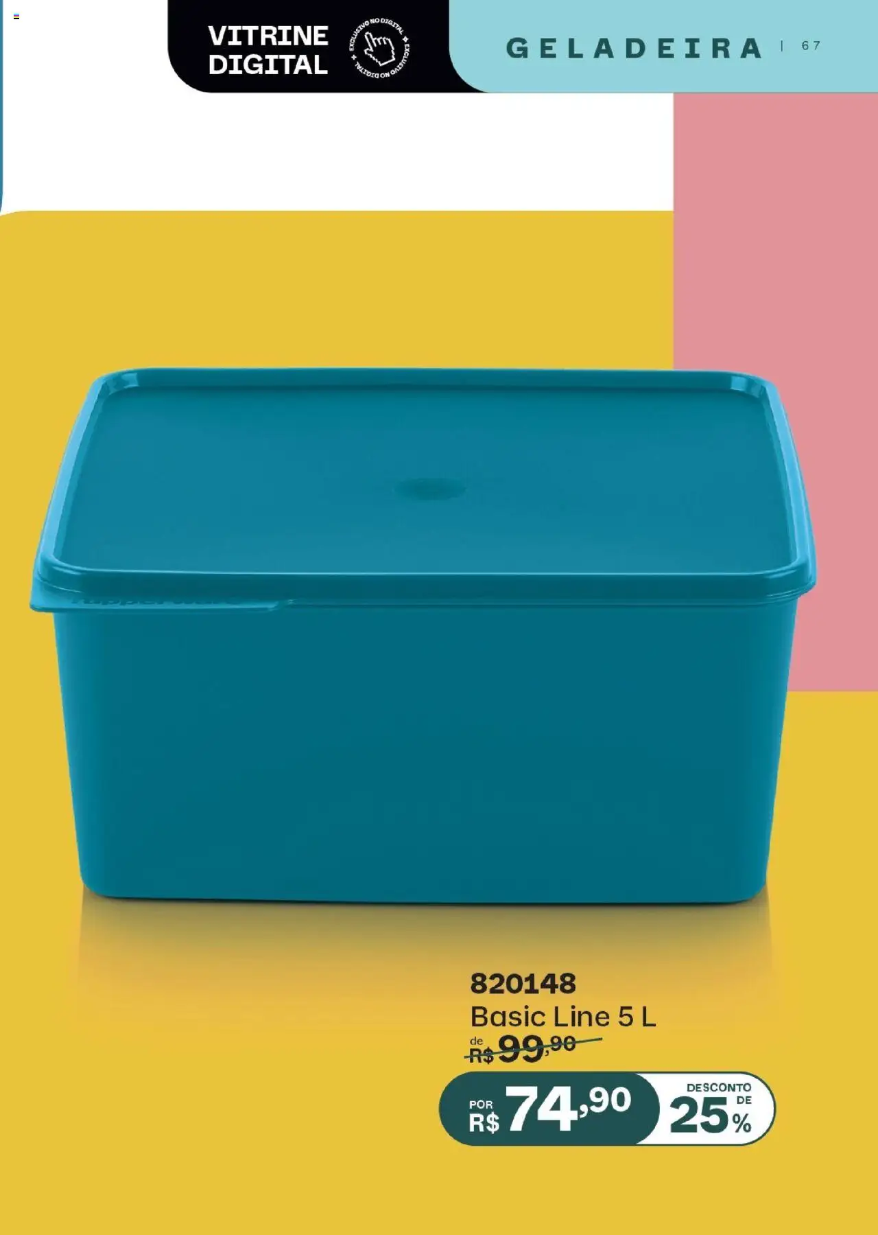 Tupperware Folheto - válido de 01.10.2025 | Página: 67 | Produtos: Geladeira
