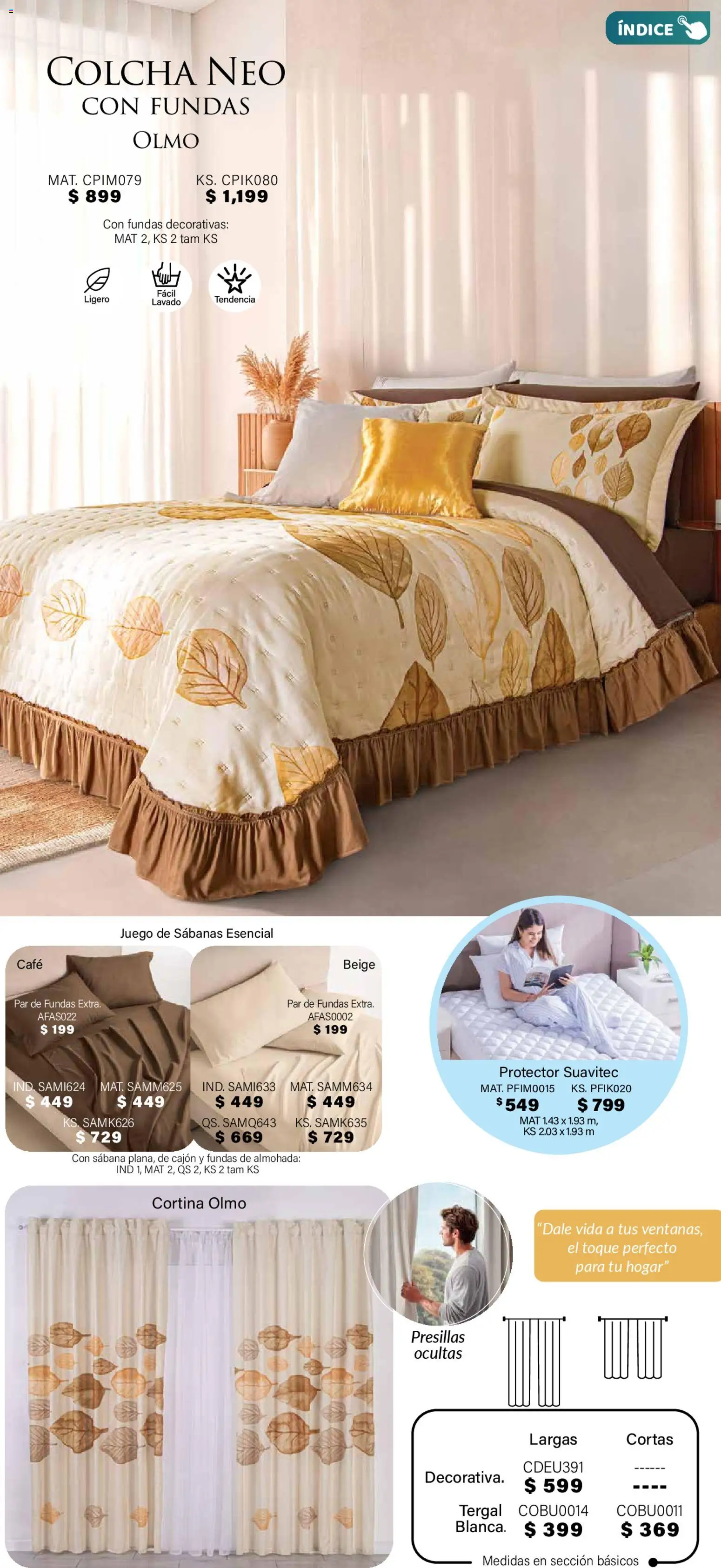 Nuevas ofertas de Colchas Concord válidas en toda la República Mexicana desde el 01.11.2025. ¡Encuentra las mejores ofertas en Colchas Concord Buen Fin! | Página: 80 | Productos: Café, Juego, Almohada, Sabanas